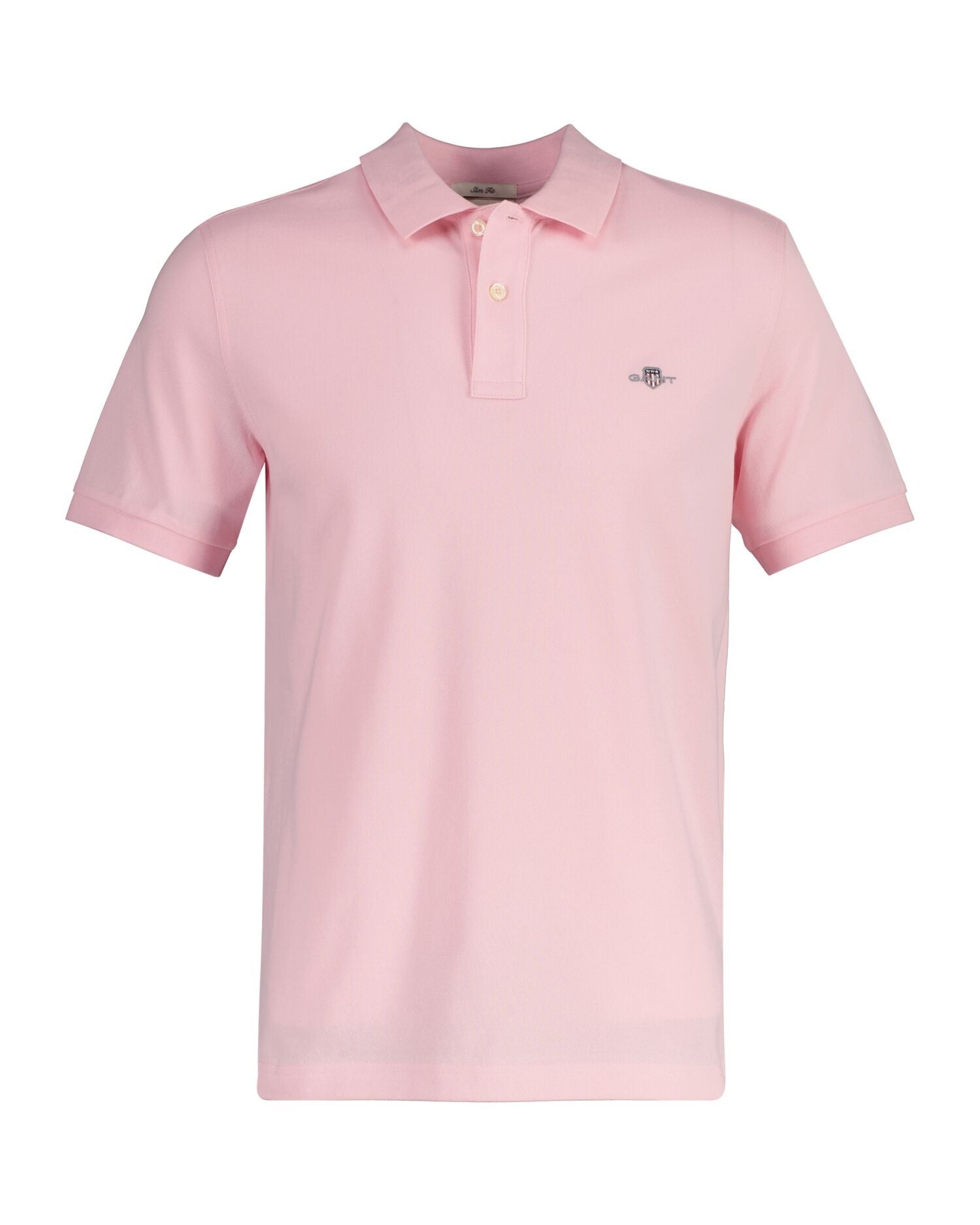SLIM SHIELD SS PIQUE POLO-CALIFORNIA PINK