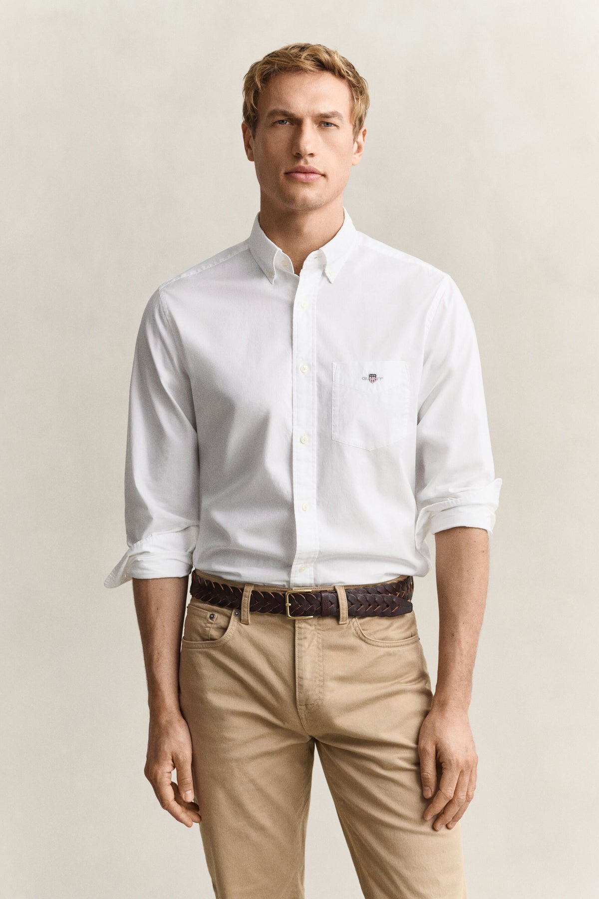 REG Classic Poplin Shirt-White