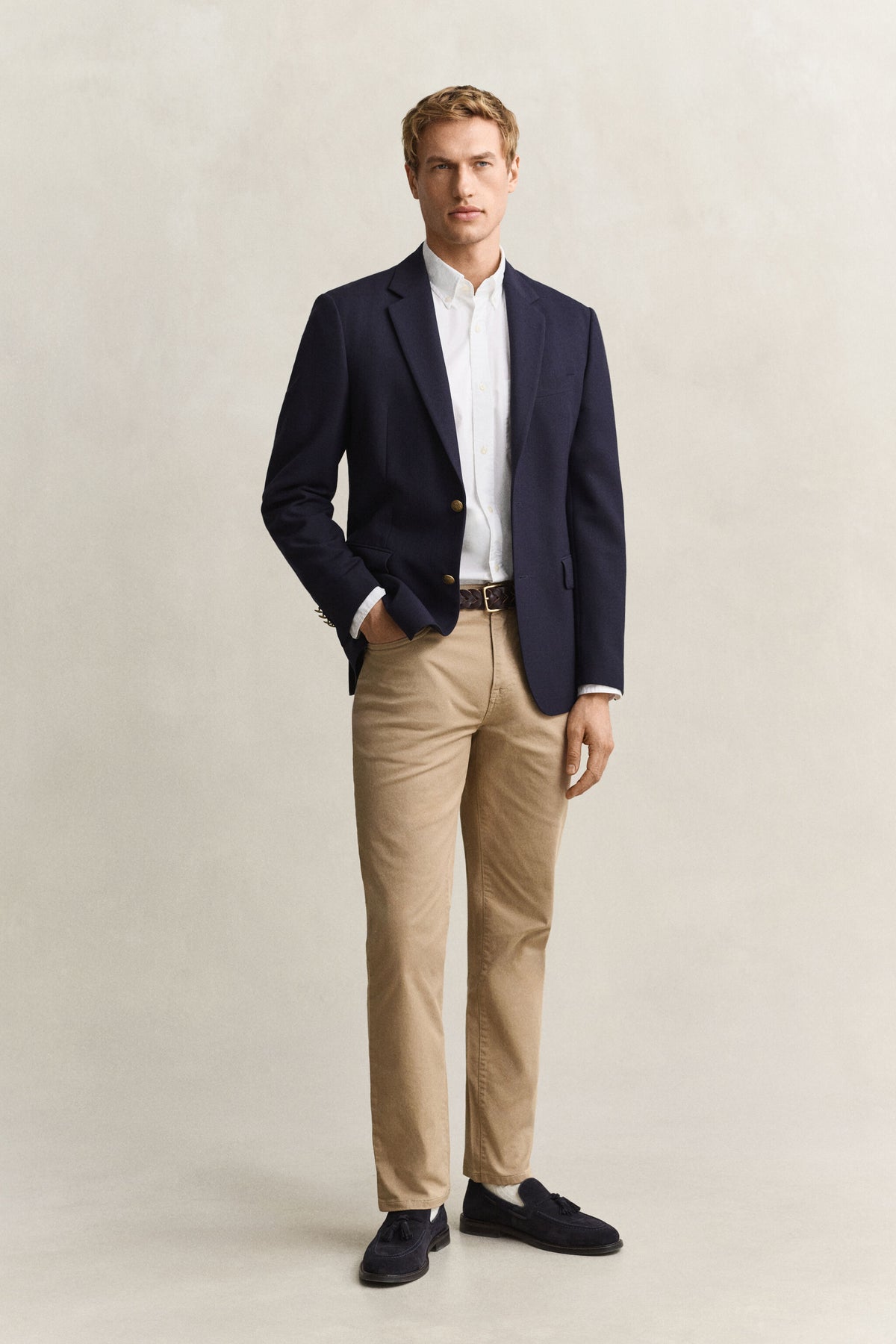 REG Classic Poplin Shirt-White