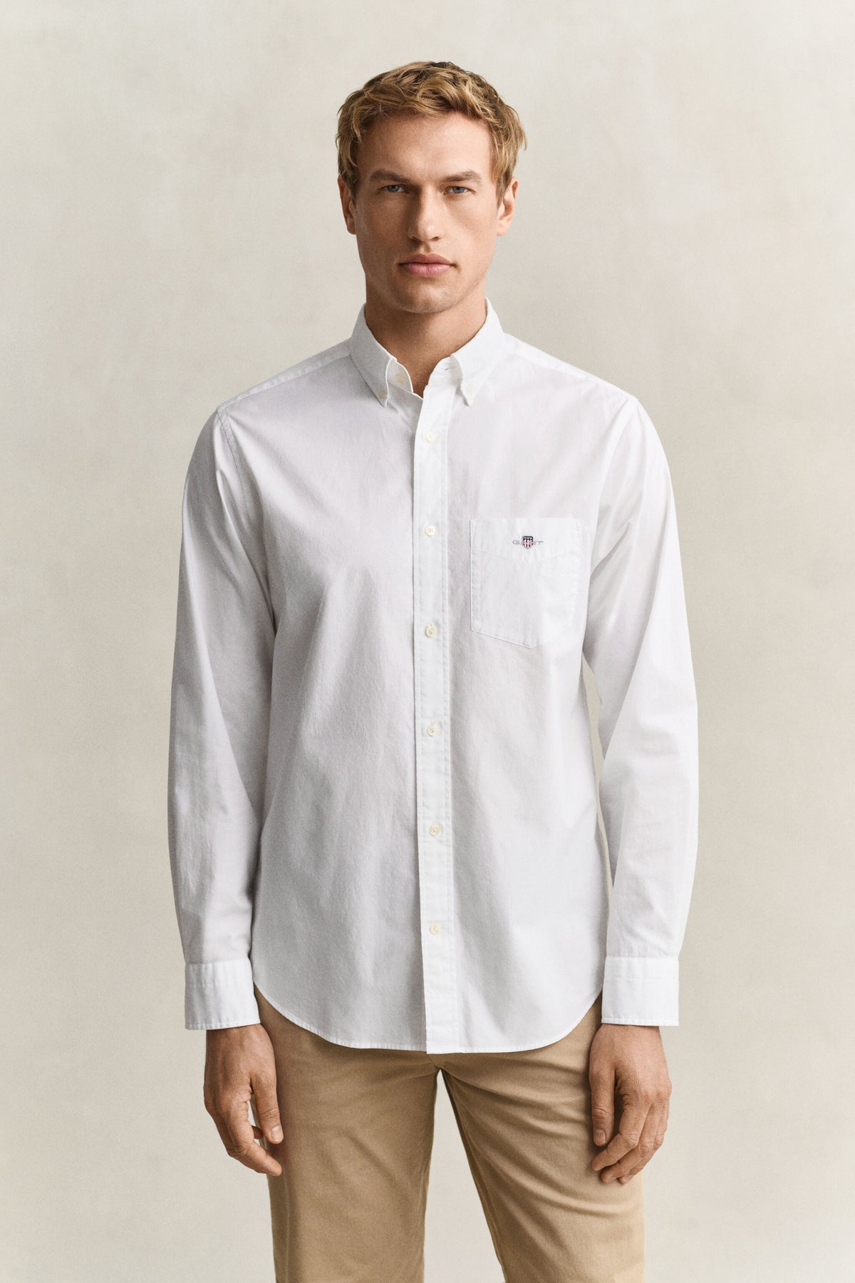 REG Classic Poplin Shirt-White