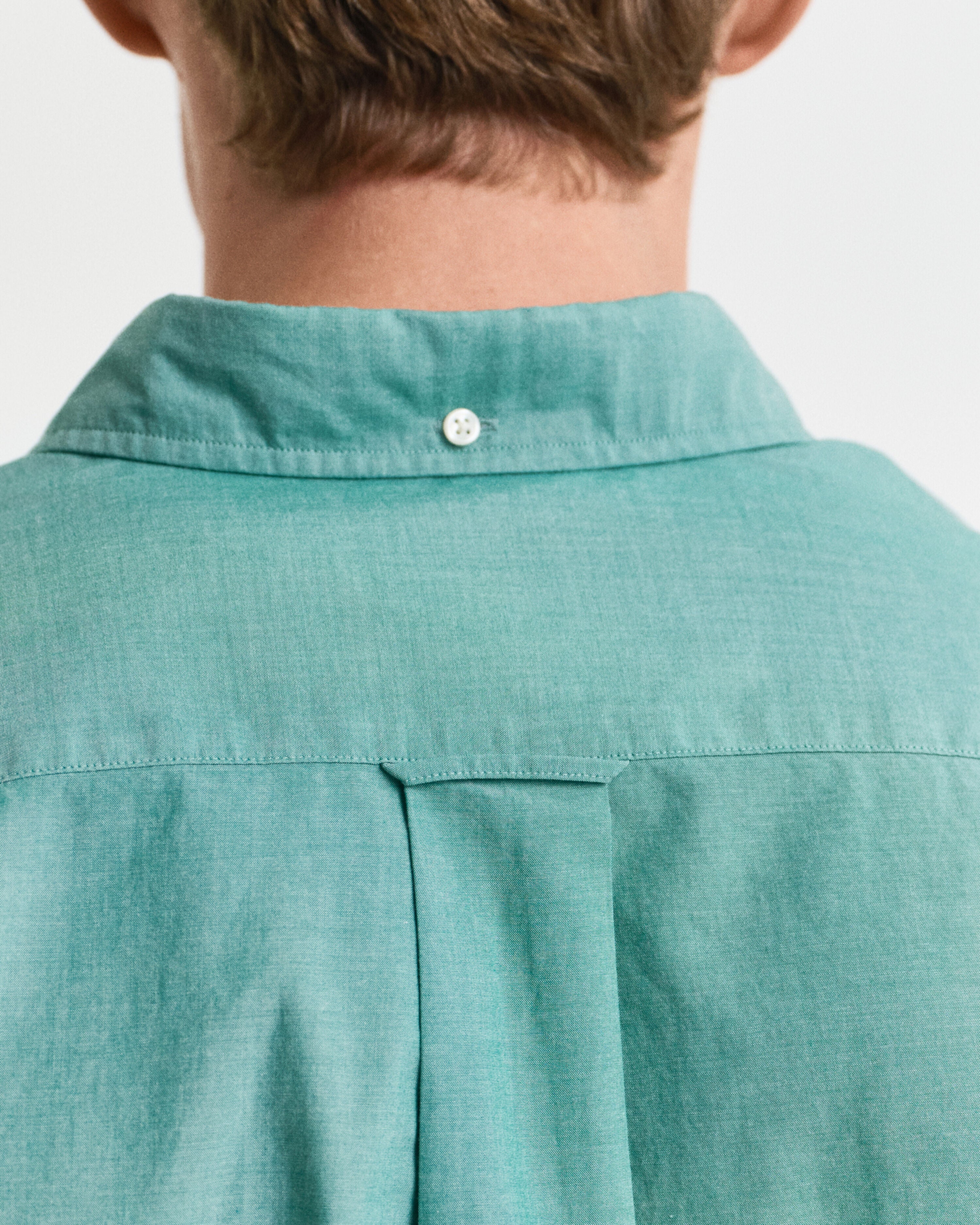 REG CLASSIC POPLIN SHIRT-KALAMATA GREEN
