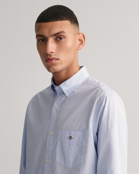 REG CLASSIC POPLIN SHIRT-LIGHT BLUE