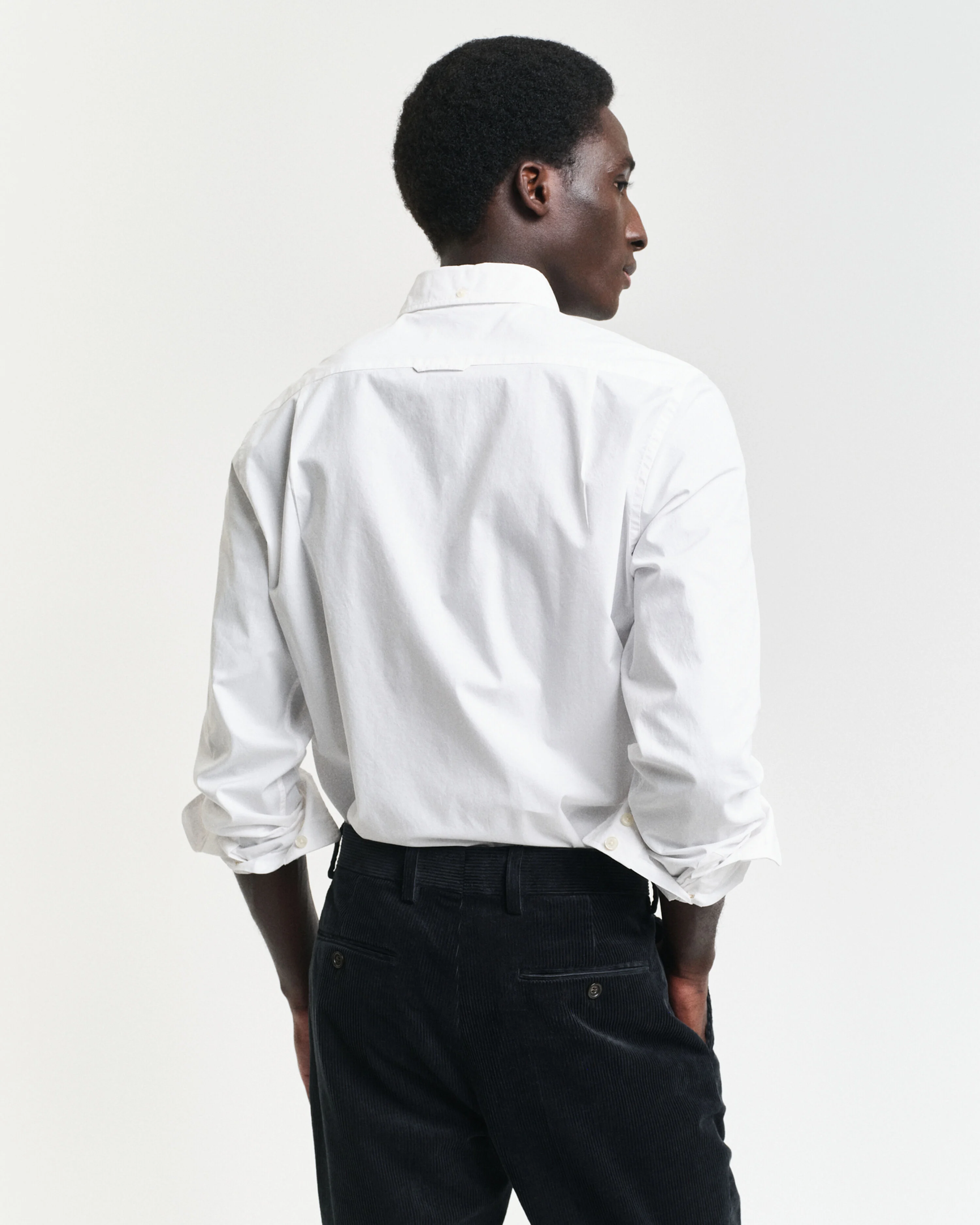 SLIM CLASSIC POPLIN SHIRT-WHITE