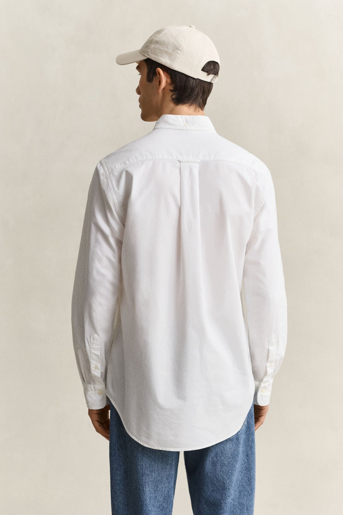 REG OXFORD SHIRT-WHITE