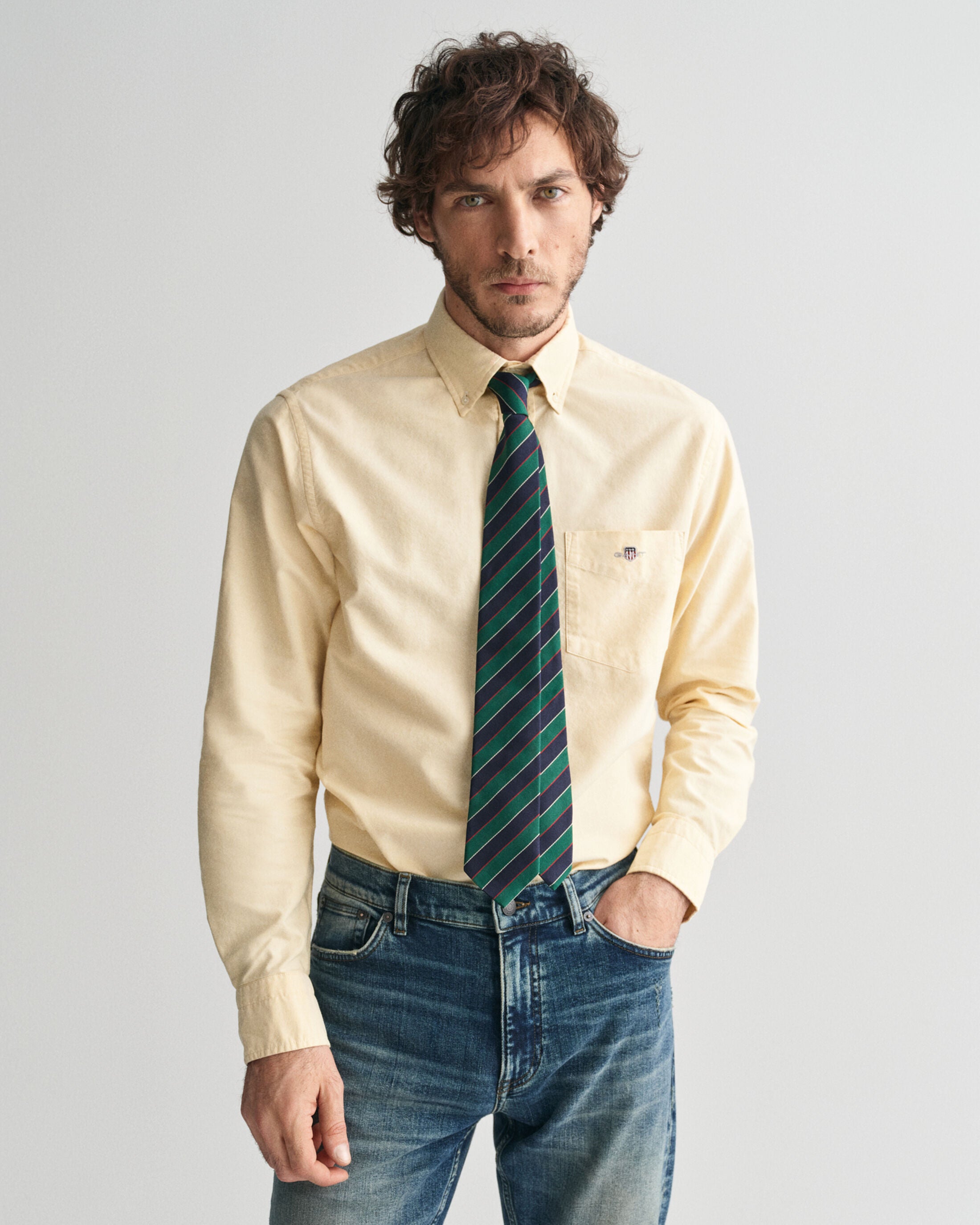 REG OXFORD SHIRT-DESERT