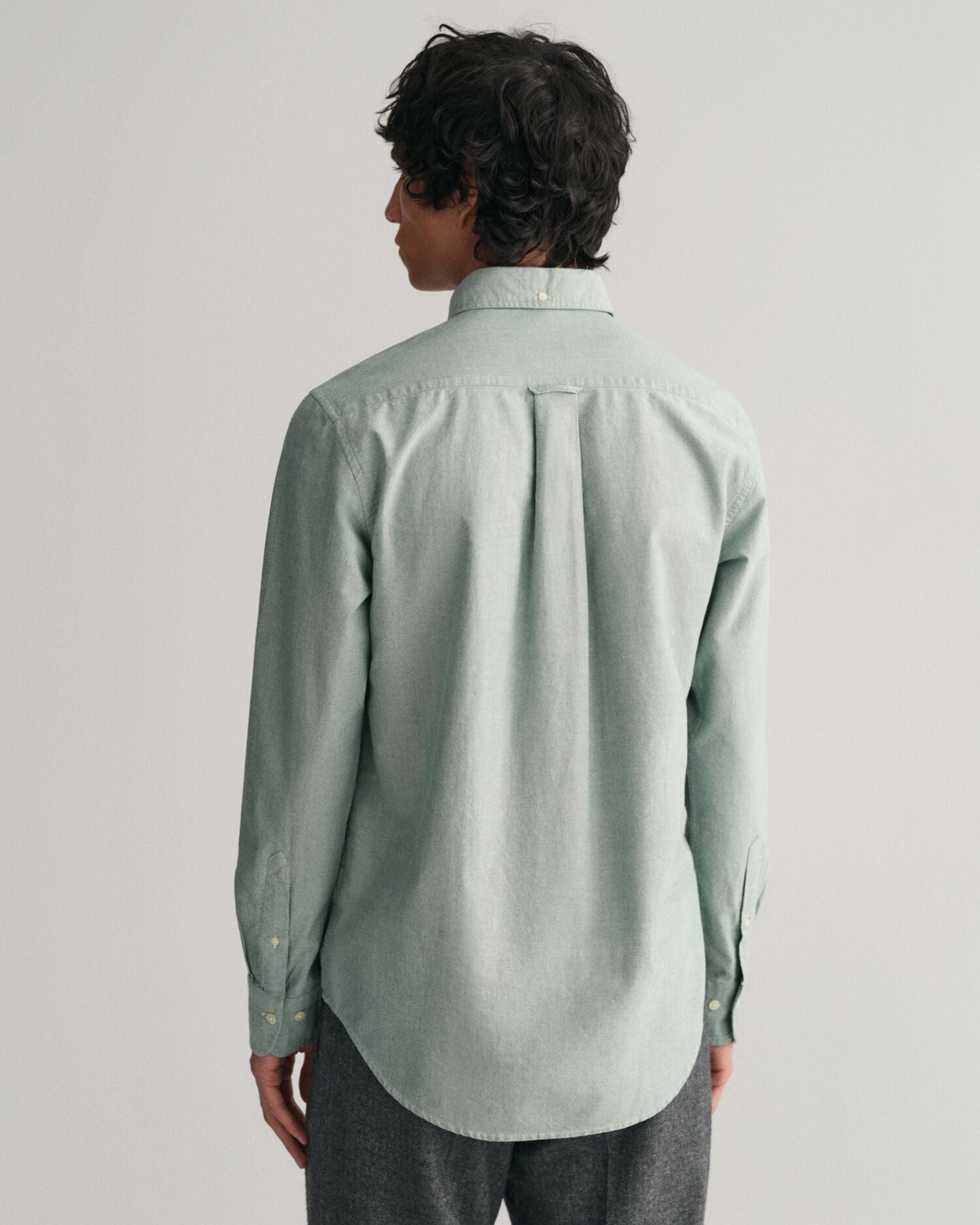 REG OXFORD SHIRT-FOREST GREEN