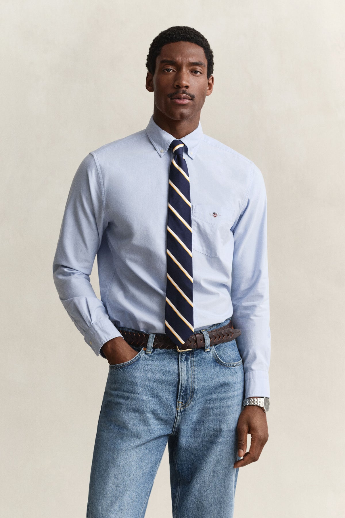 REG OXFORD SHIRT-LIGHT BLUE