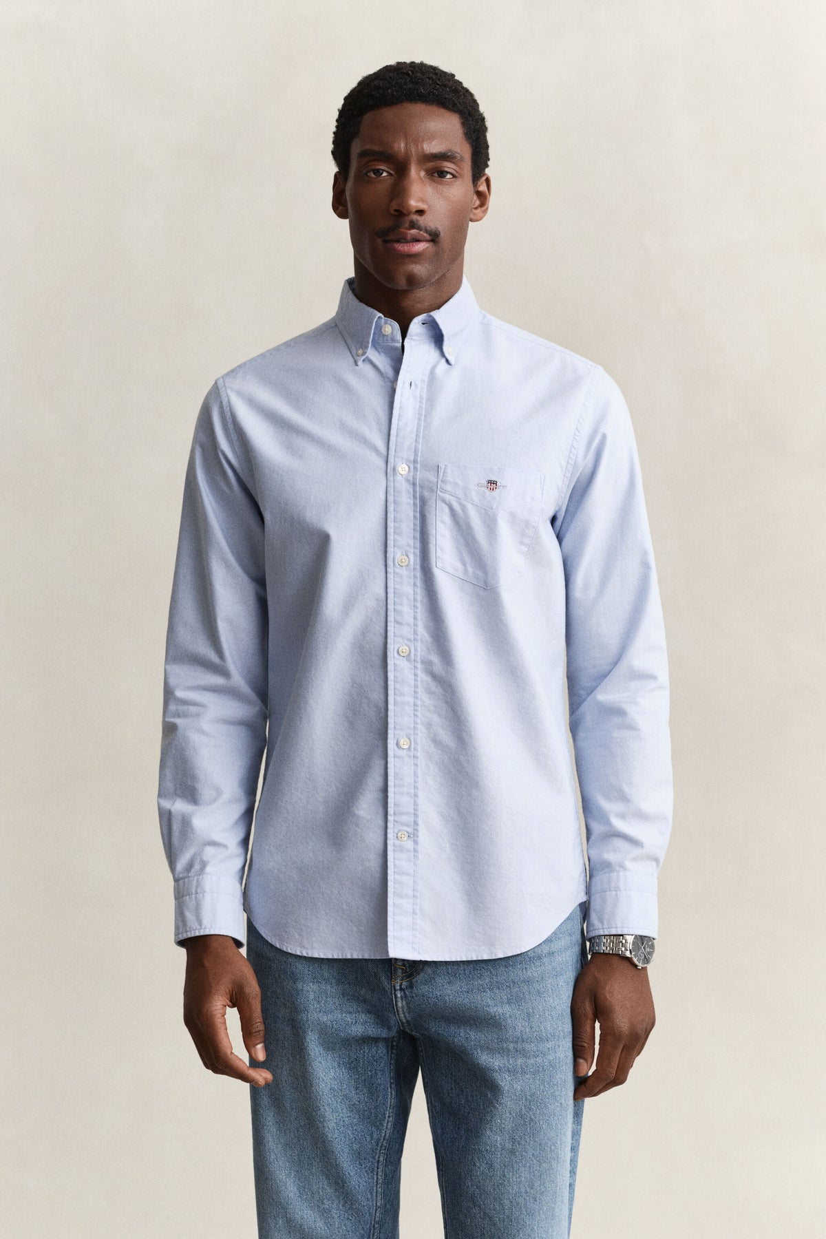 REG OXFORD SHIRT-LIGHT BLUE