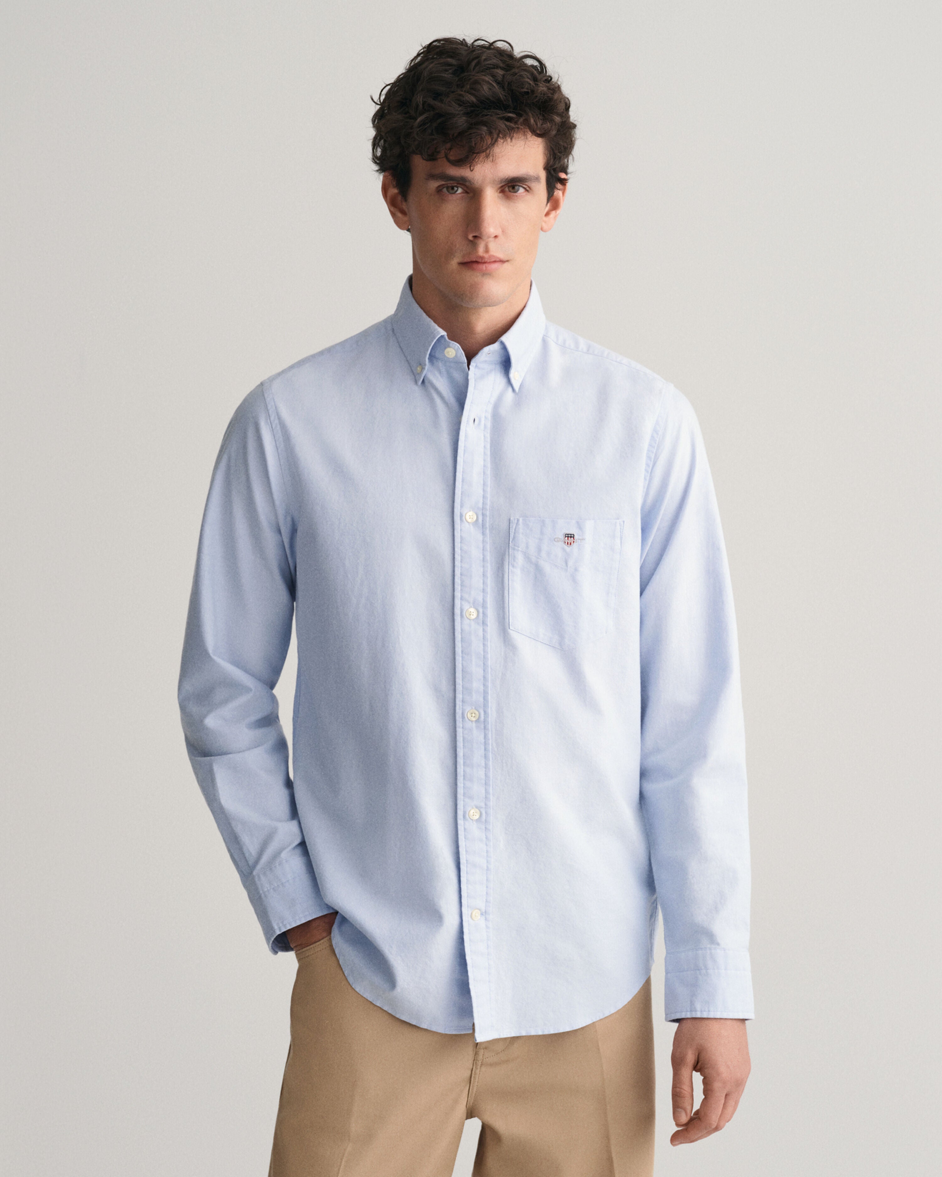 REG OXFORD SHIRT-LIGHT BLUE