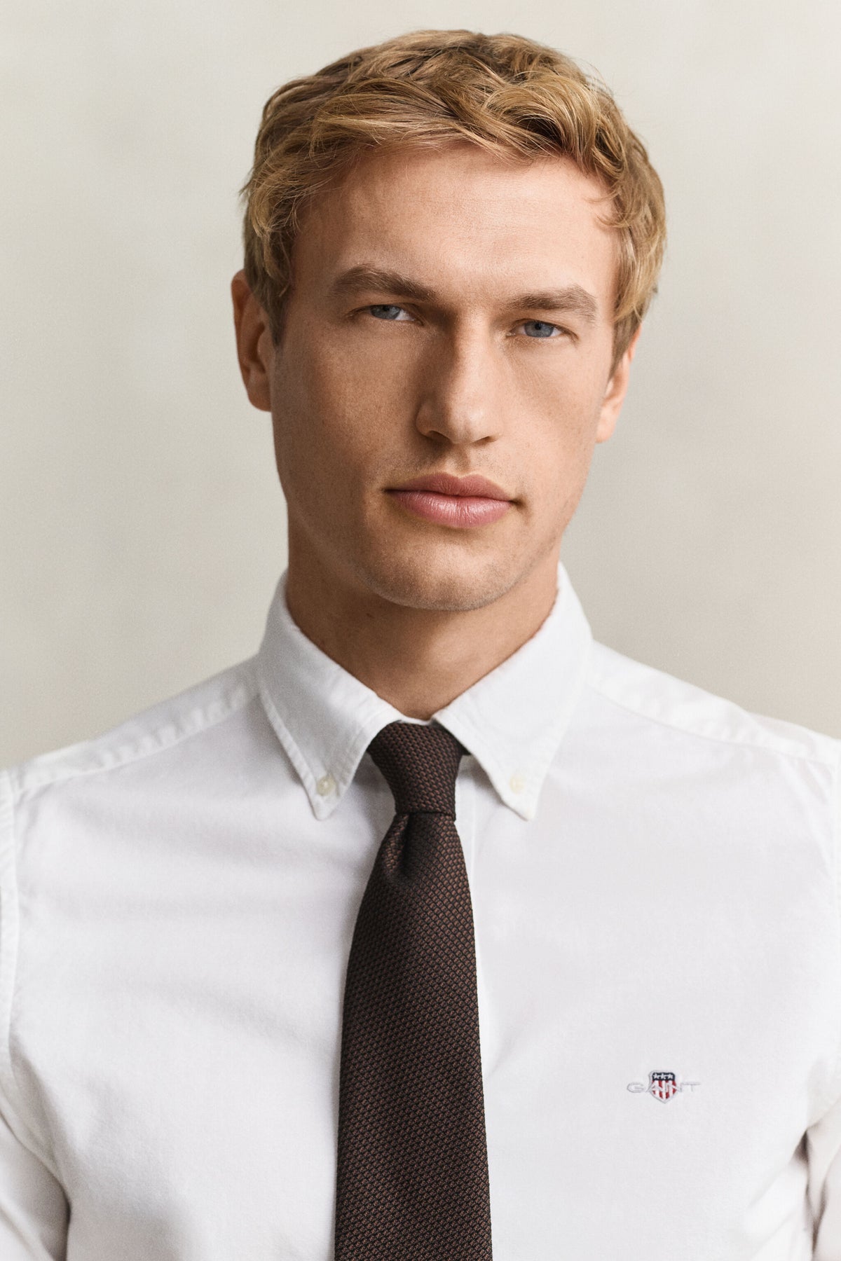 SLIM OXFORD SHIRT-WHITE
