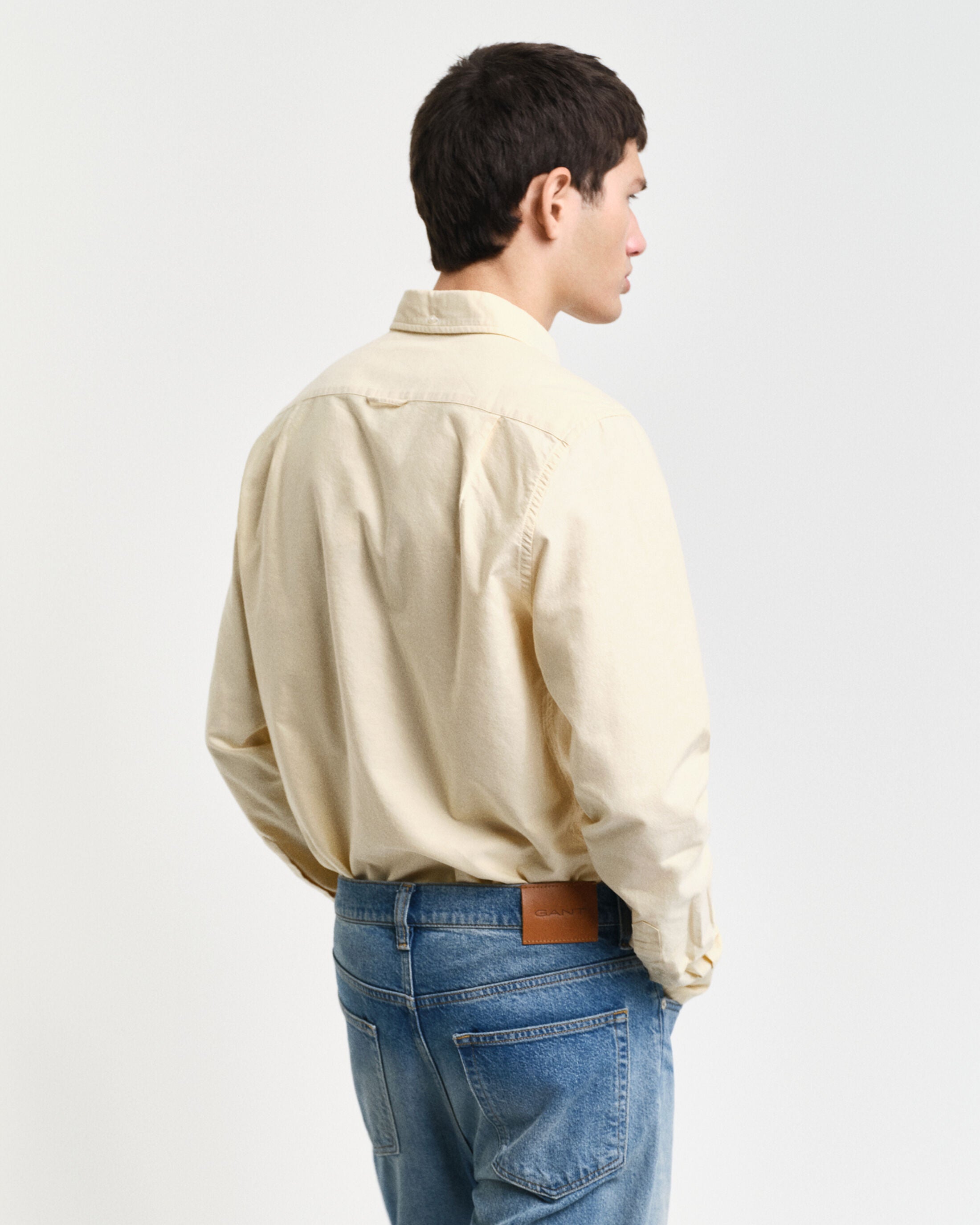 SLIM OXFORD SHIRT-DESERT