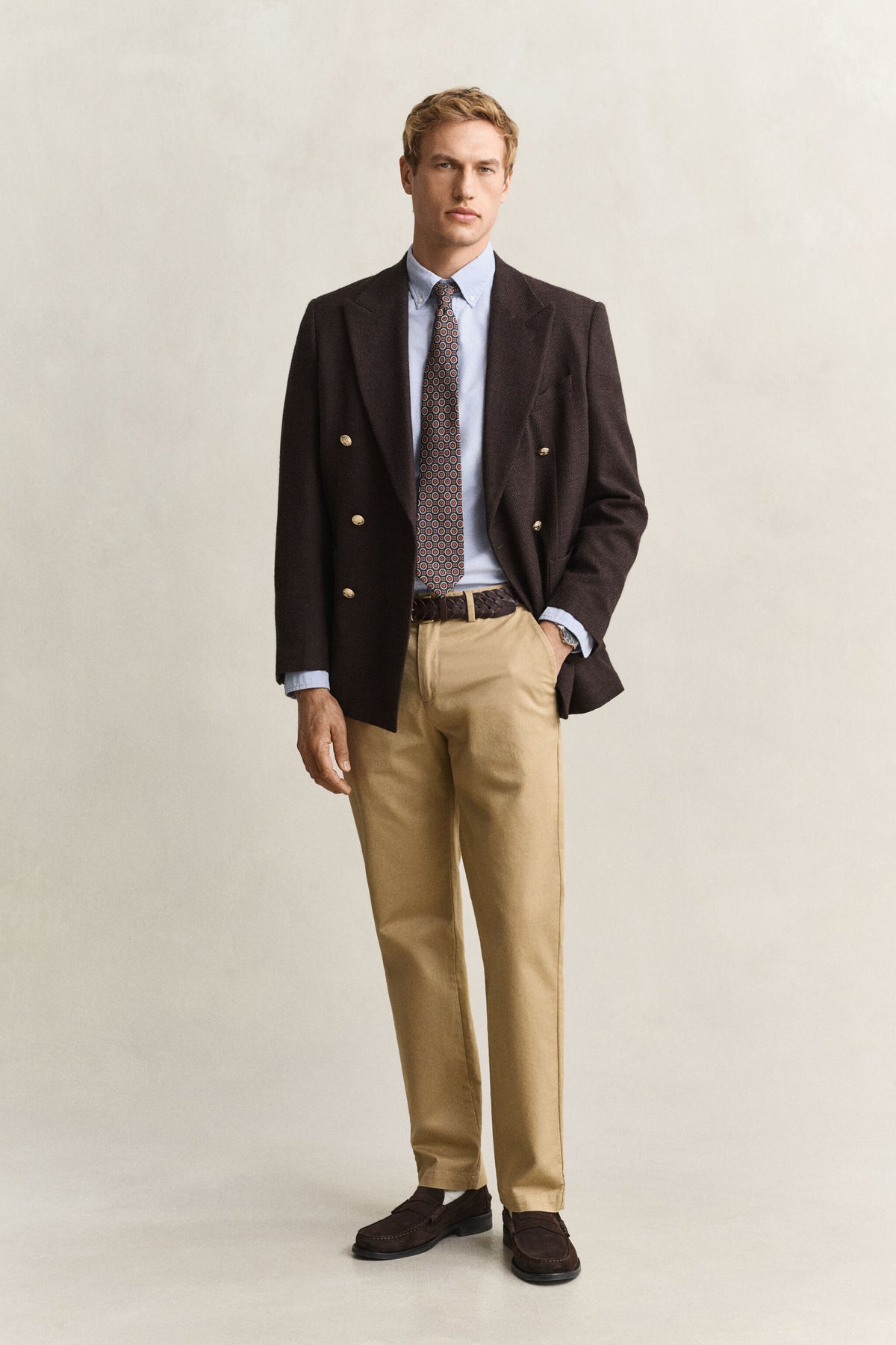 SLIM OXFORD SHIRT-LIGHT BLUE