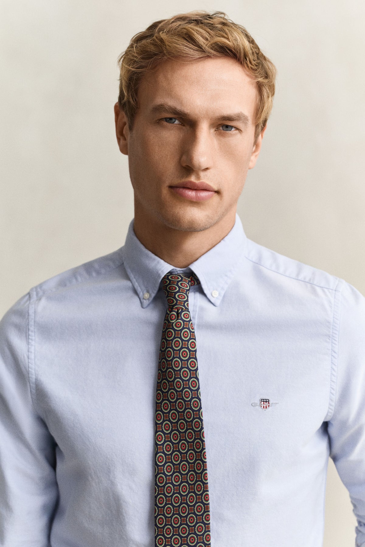 SLIM OXFORD SHIRT-LIGHT BLUE
