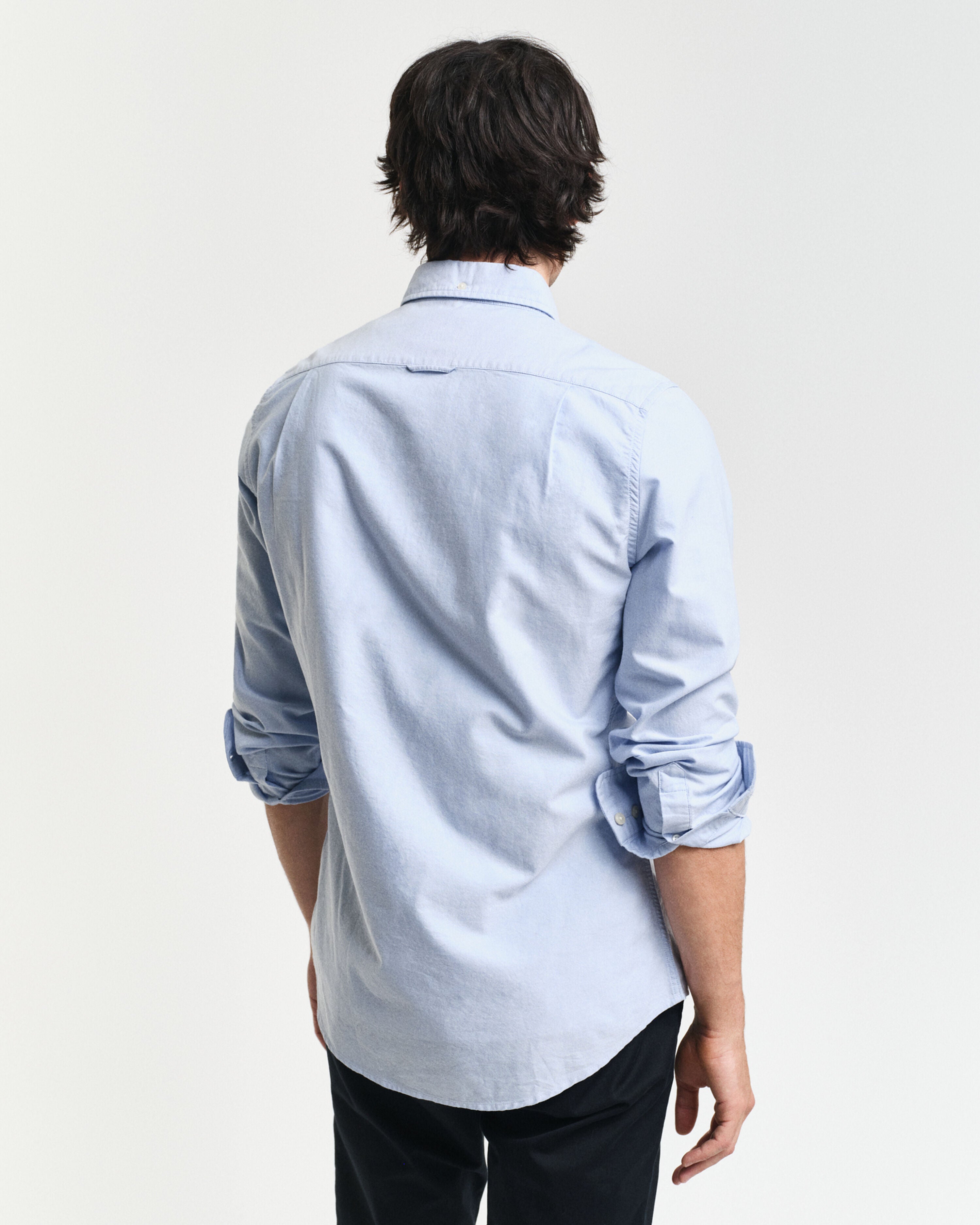 SLIM OXFORD SHIRT-LIGHT BLUE