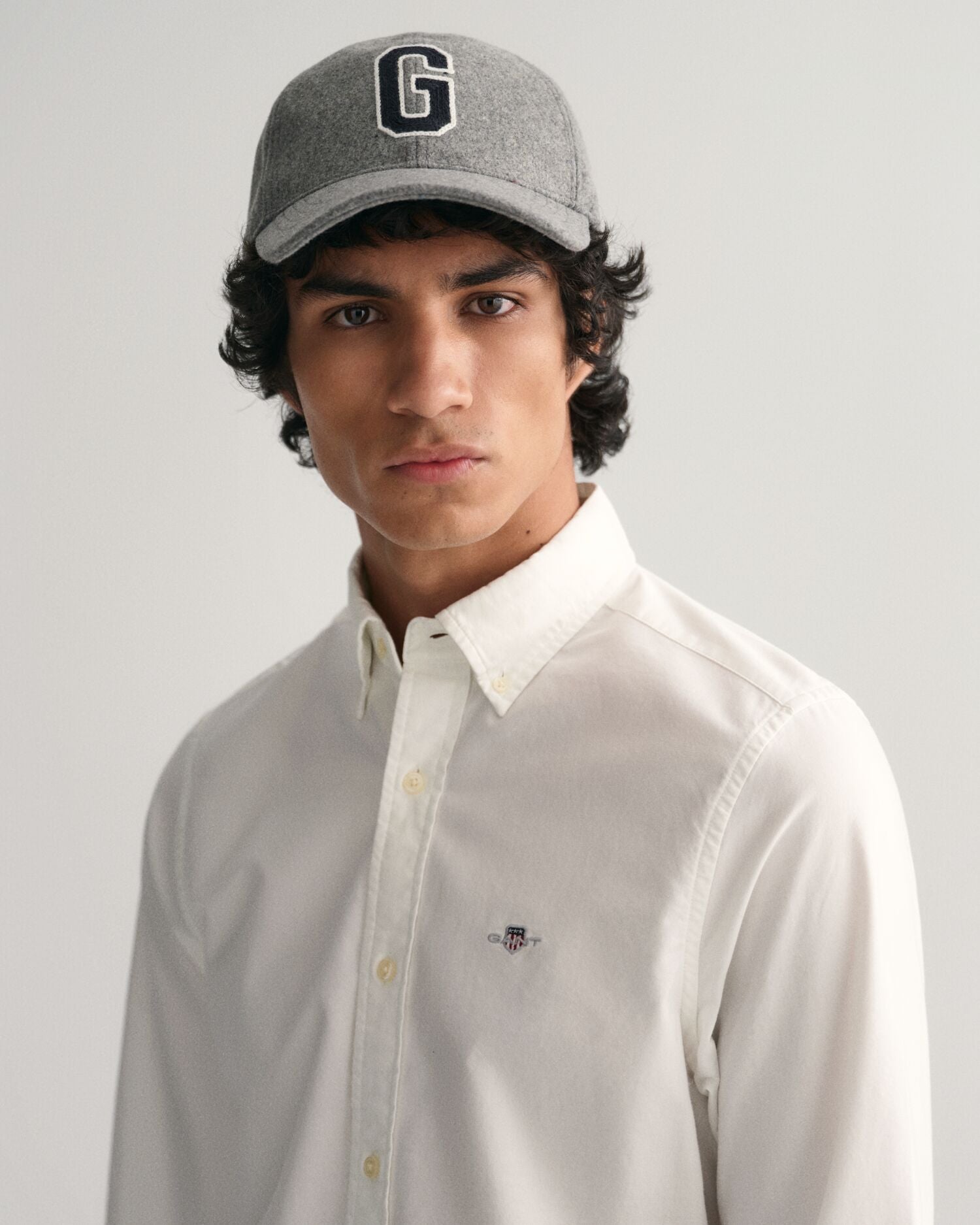SLIM OXFORD SHIRT-WHITE