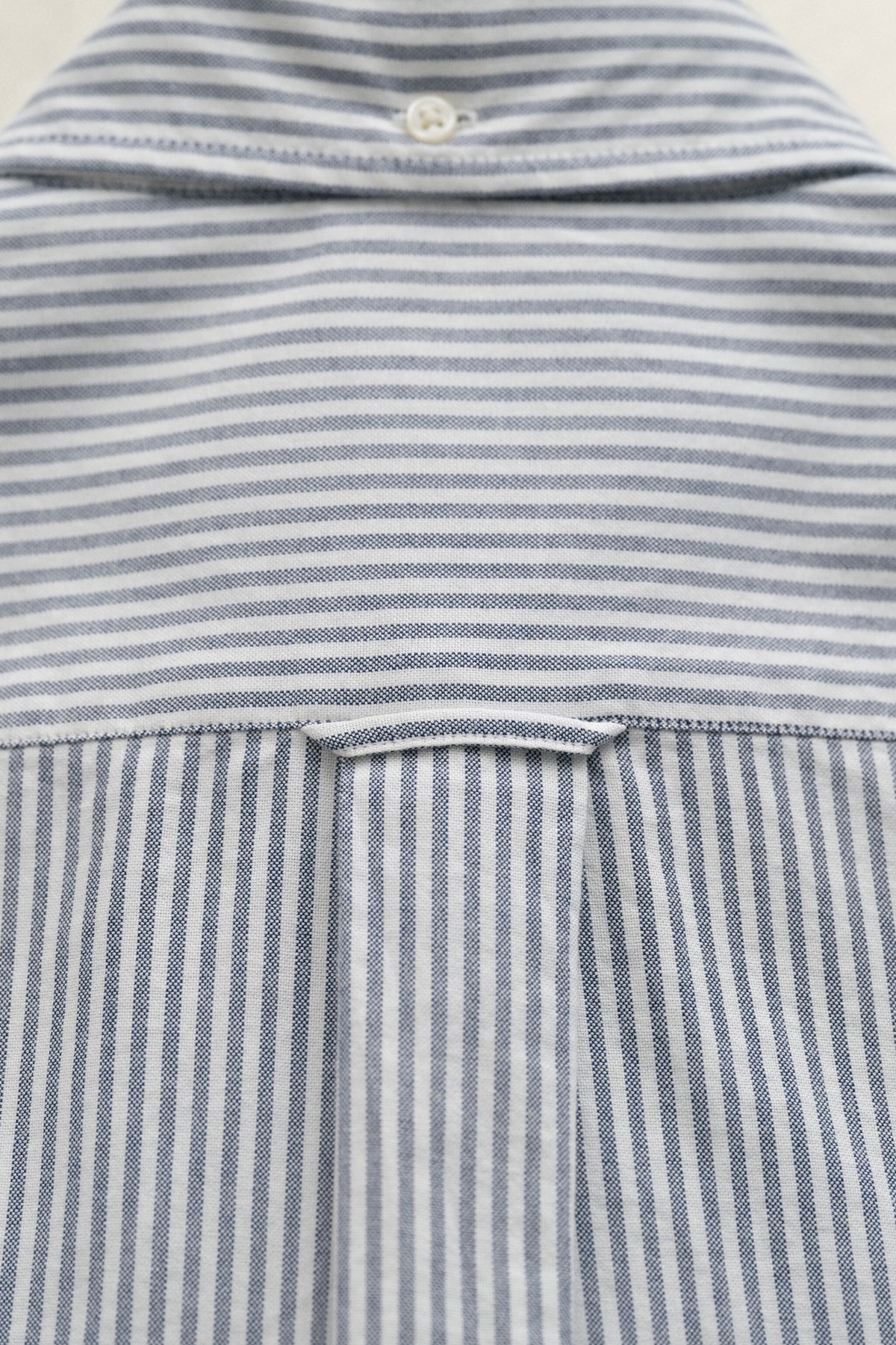 REG OXFORD BANKER STRIPE SHIRT-PERSIAN BLUE