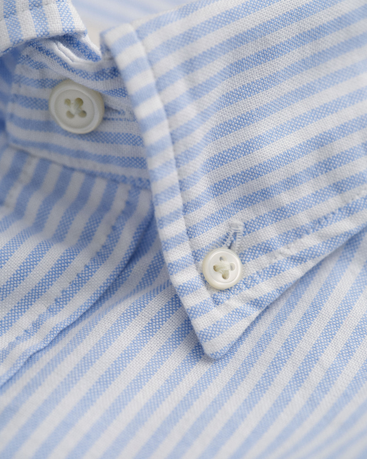 REG OXFORD BANKER STRIPE SHIRT-LIGHT BLUE