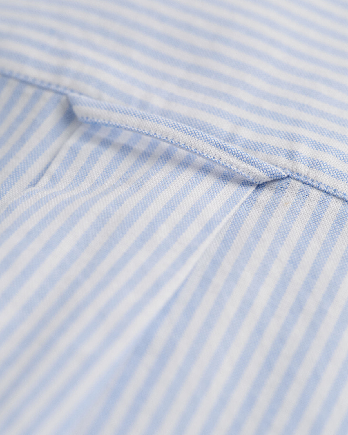 REG OXFORD BANKER STRIPE SHIRT-LIGHT BLUE
