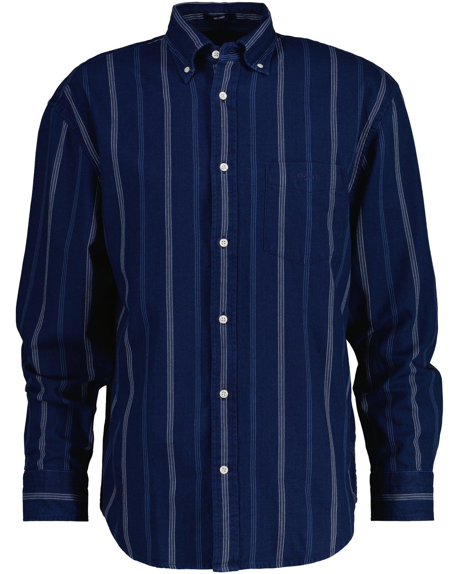 REL INDIGO STRIPE SHIRT-INDIGO
