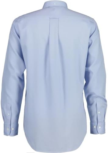 REG HONEYCOMB TEXTURE WEAVE SHIRT-MUTED BLUE