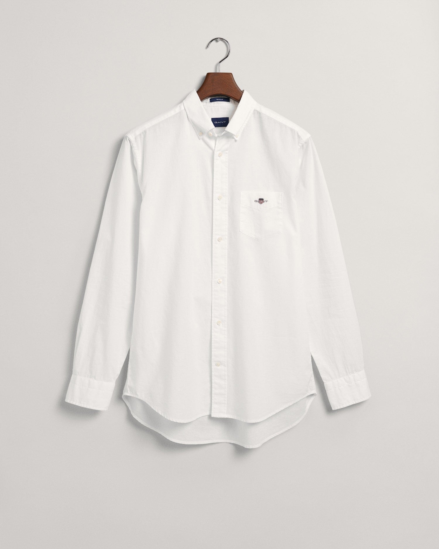 REG COTTON LINEN SHIRT-WHITE