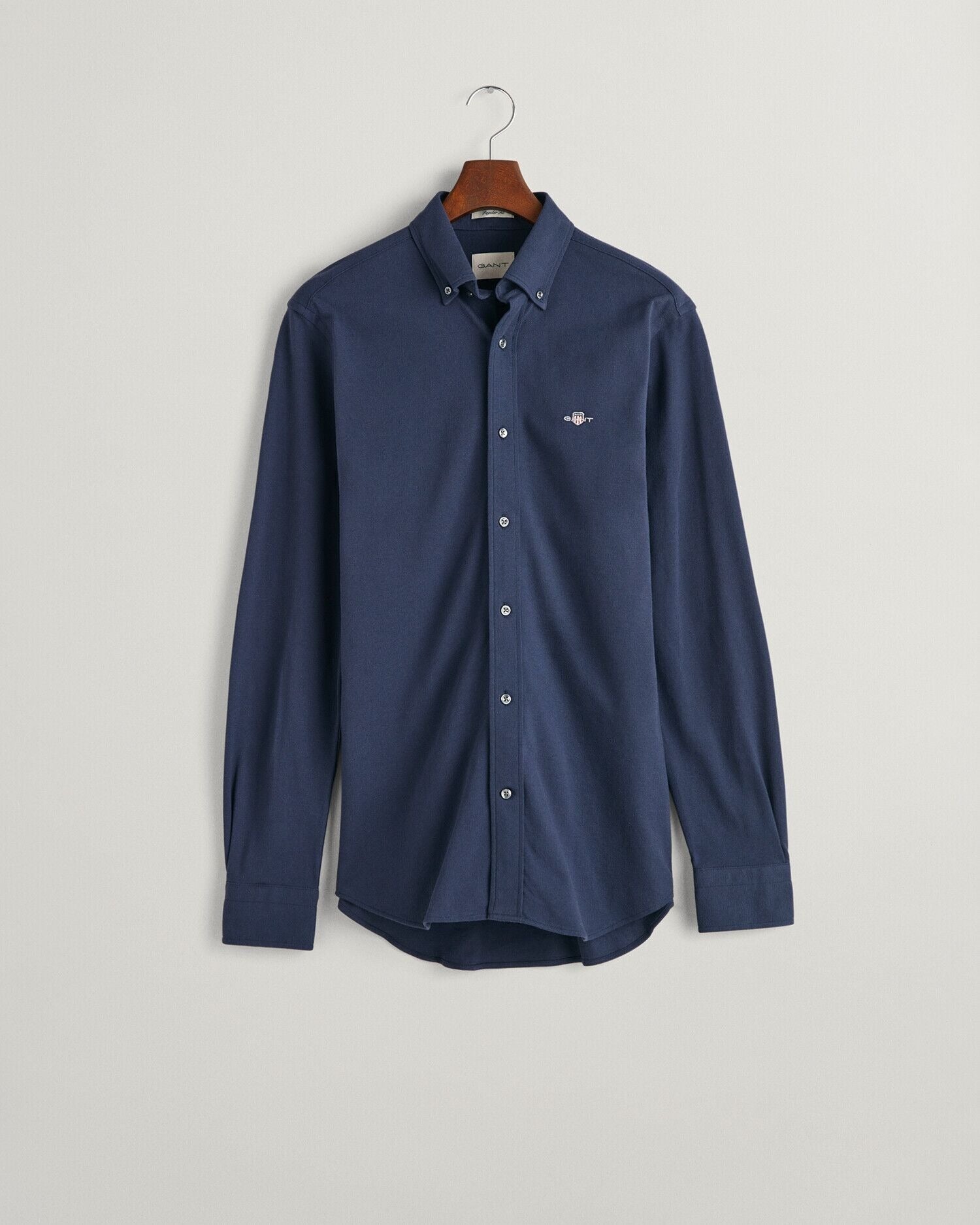 REG JERSEY PIQUE SHIRT-MARINE