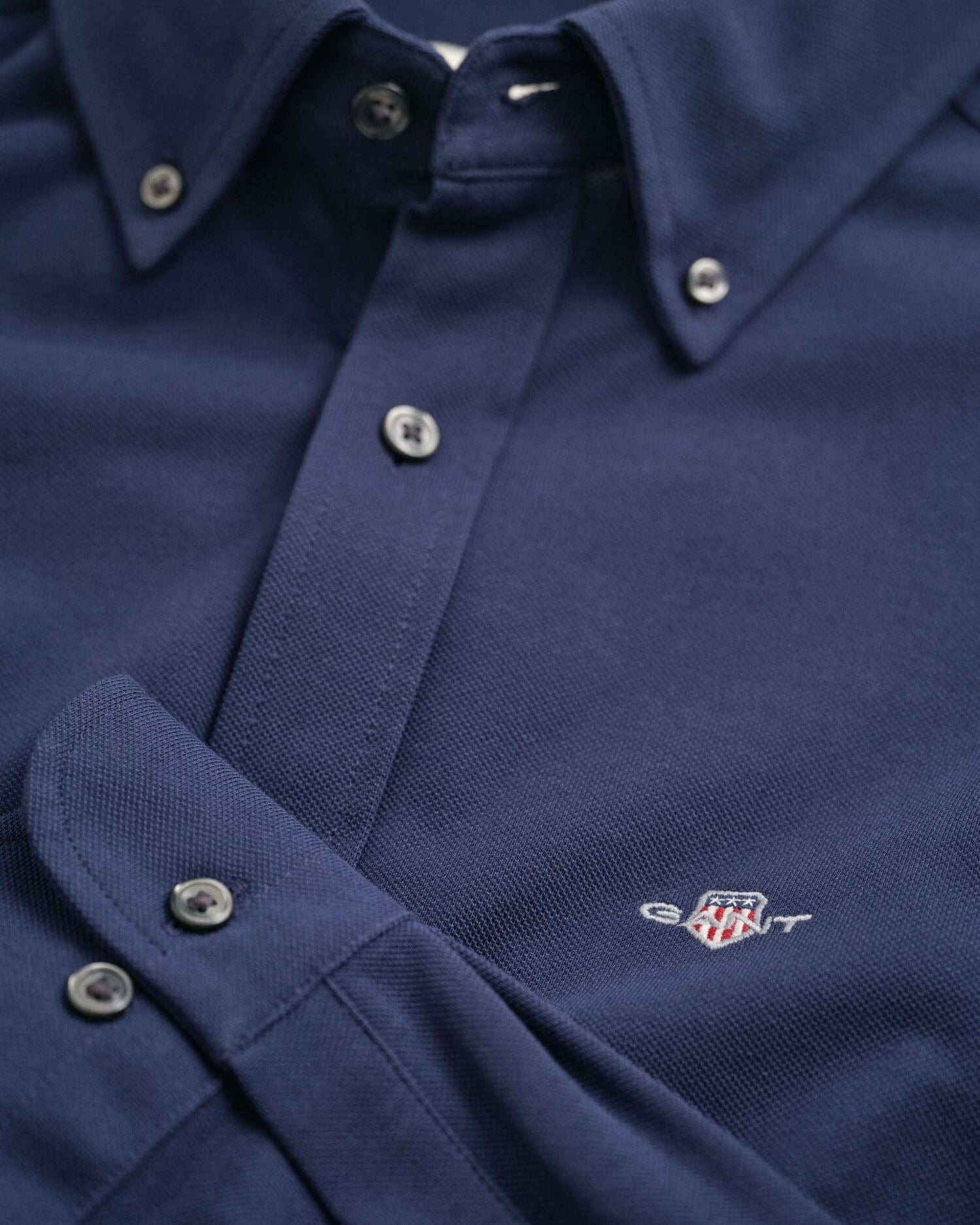 REG JERSEY PIQUE SHIRT-MARINE