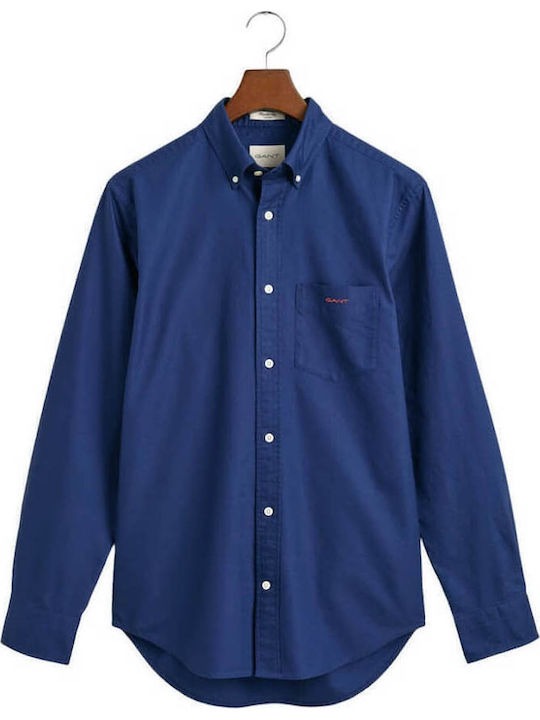 REG BEEFY OXFORD SHIRT-PERSIAN BLUE