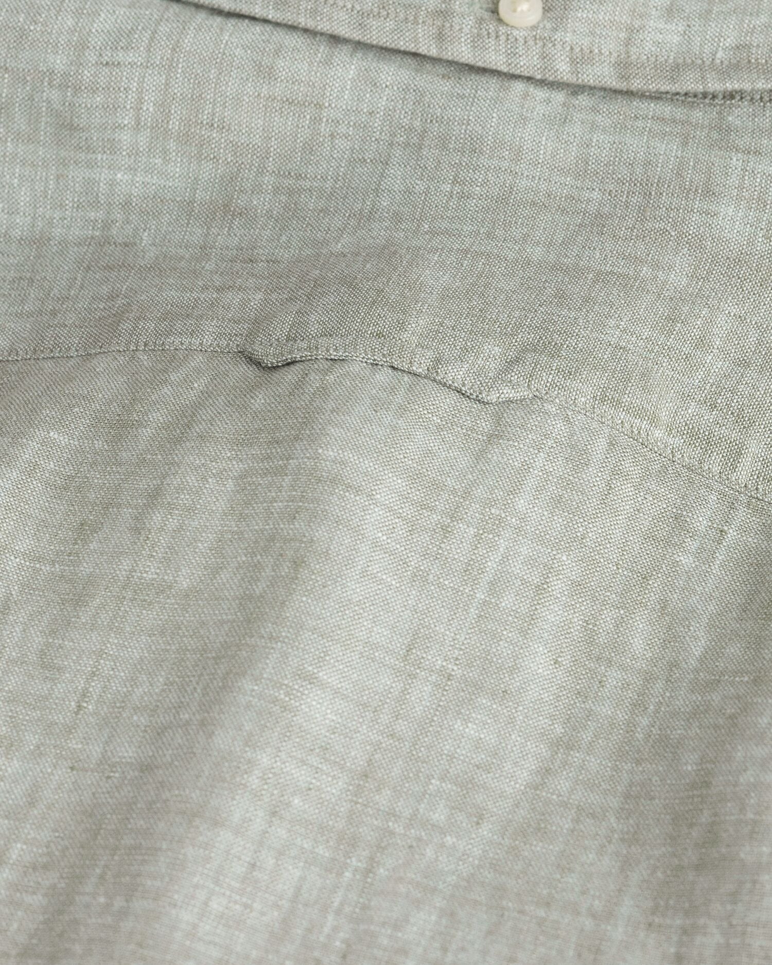 SLIM LINEN SHIRT-KALAMATA GREEN