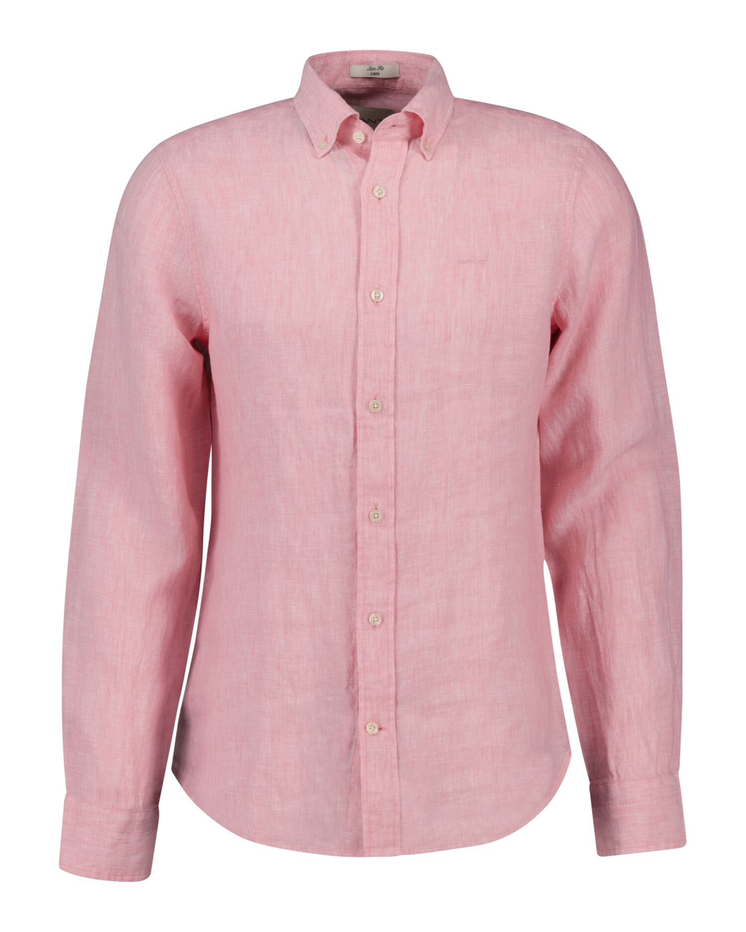 SLIM LINEN SHIRT-ROSIE PINK