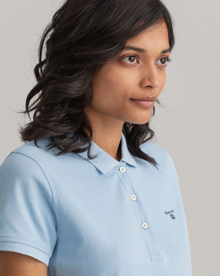 MD. SUMMER PIQUE-CAPRI BLUE