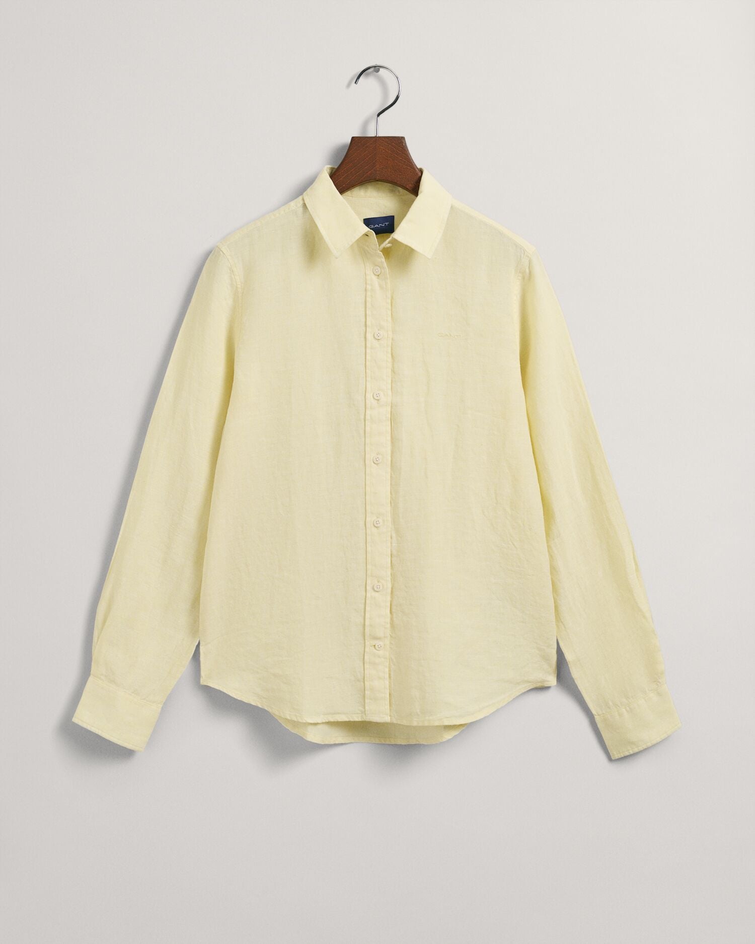 REG LINEN CHAMBRAY SHIRT-LEMONADE YELLOW