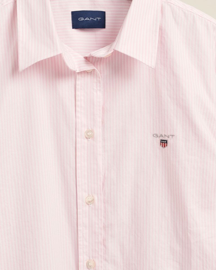 STRETCH OXFORD BANKER SHIRT-LIGHT PINK