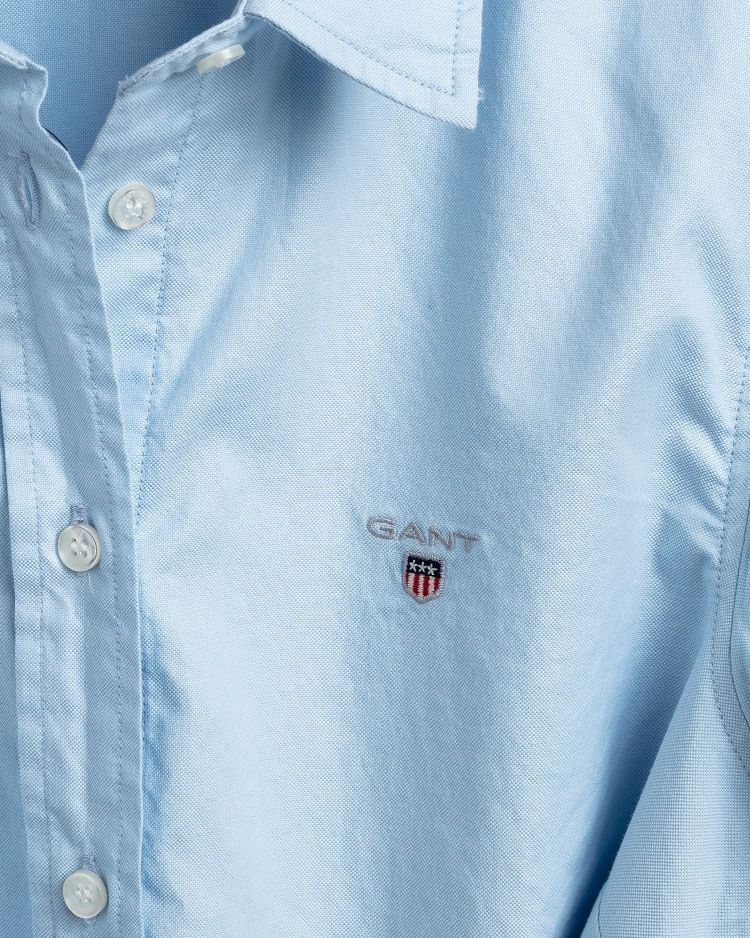 STRETCH OXFORD SOLID-LIGHT BLUE