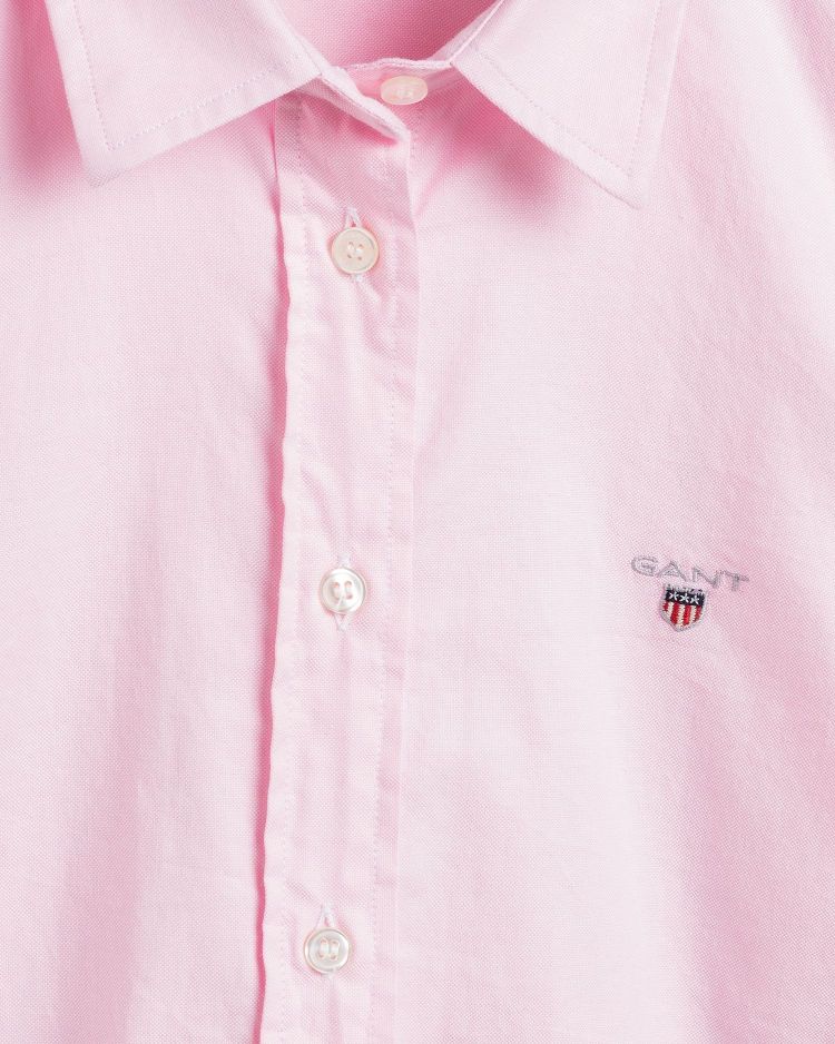 STRETCH OXFORD SOLID-LIGHT PINK