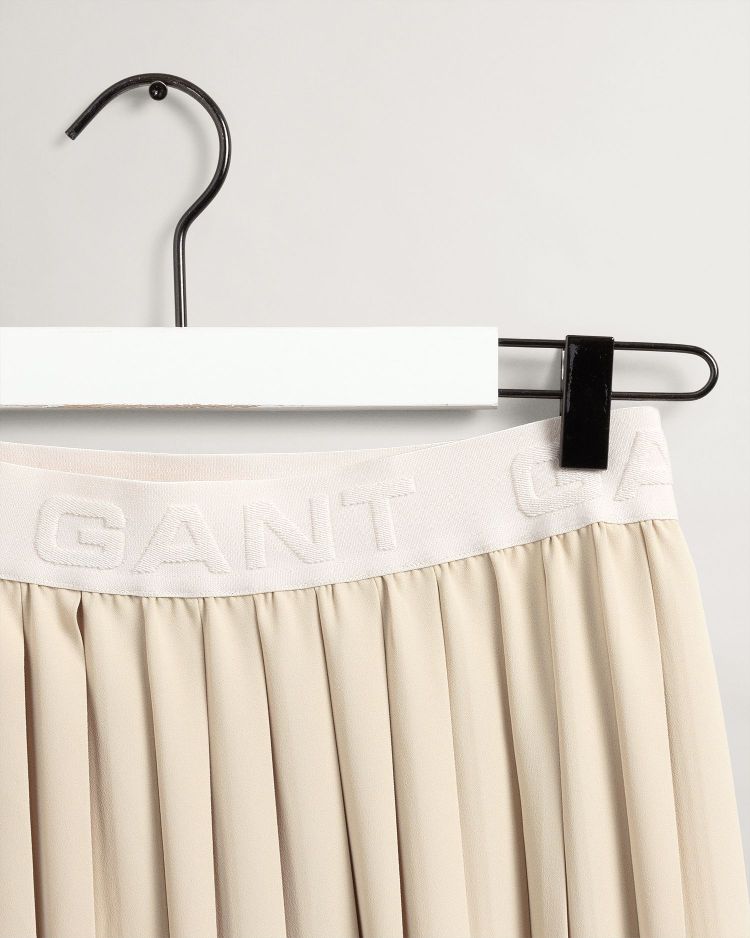 D2. PLEATED SKIRT-DESERT BEIGE