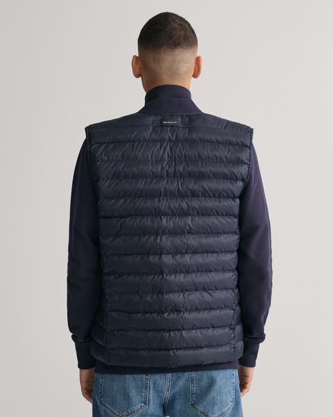 LIGHT PADDED BOMBER VEST-EVENING BLUE