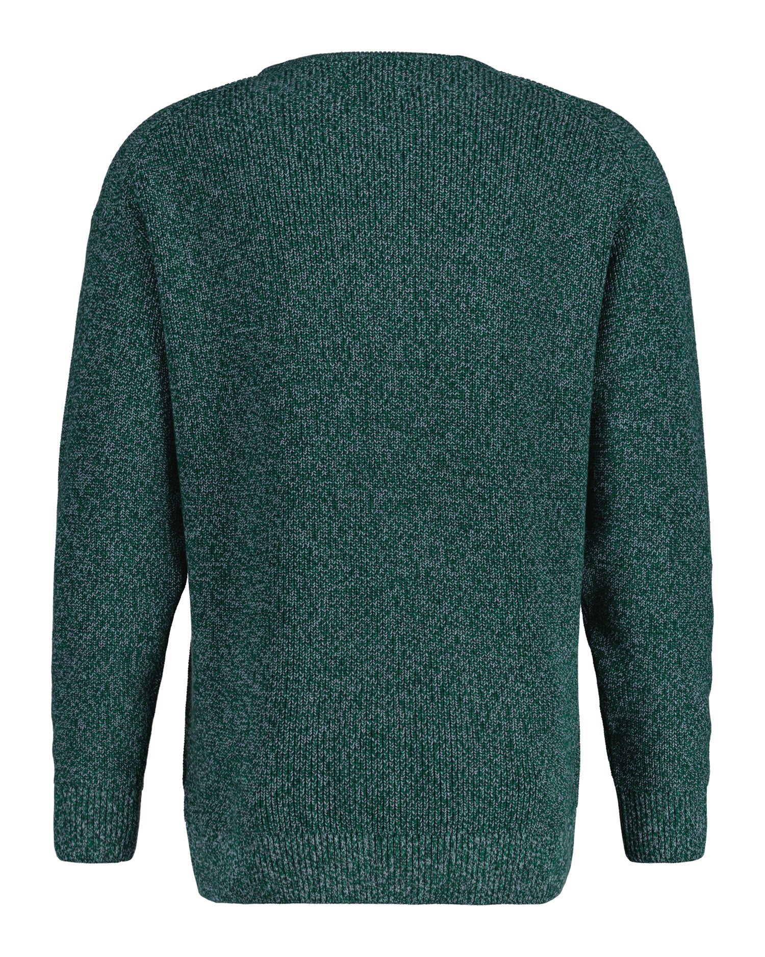 TWISTED YARN C-NECK-TARTAN GREEN