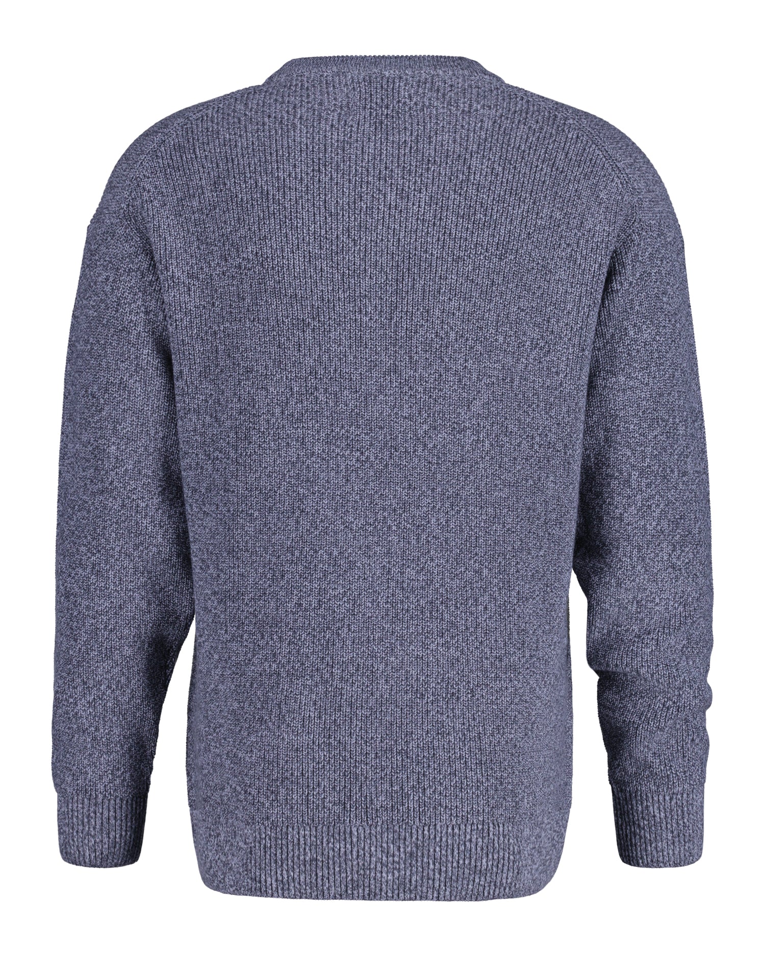 TWISTED YARN C-NECK-DARK GREY MELANGE