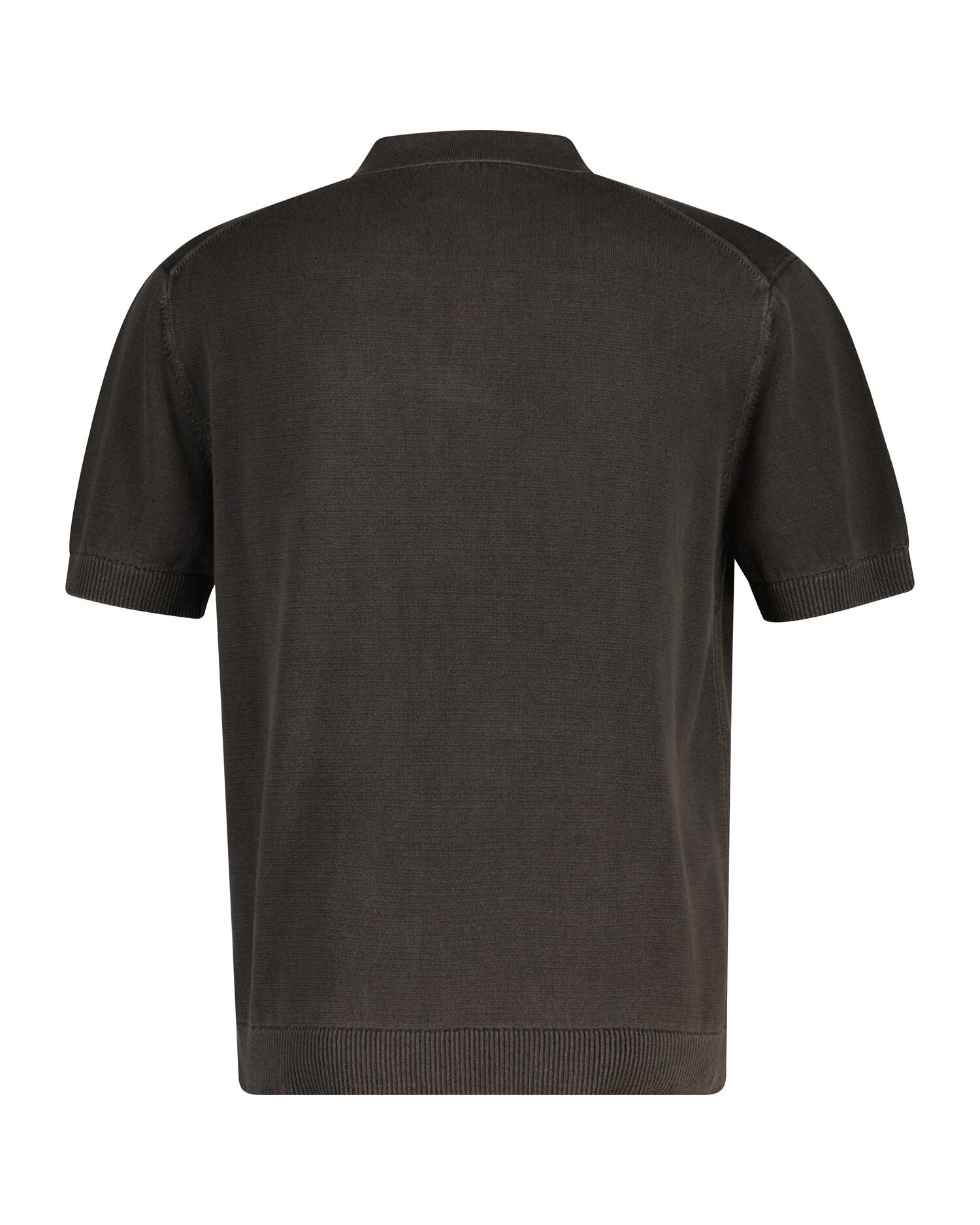 SUNFADED SS POLO-WASHED OUT BLACK