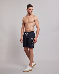 LIGHTWEIGHT SWIM SHORTS-BLACK