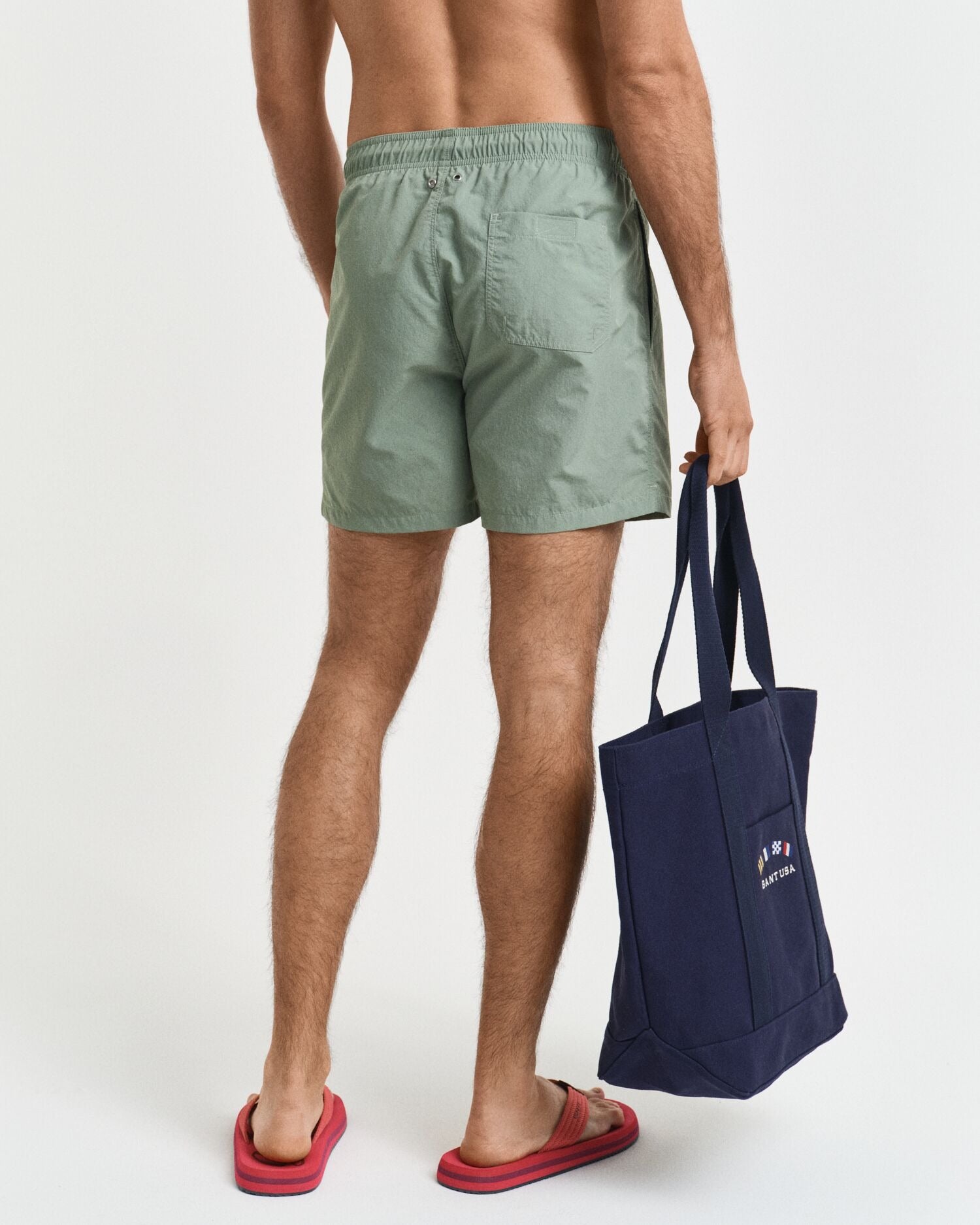 SWIM SHORTS-KALAMATA GREEN