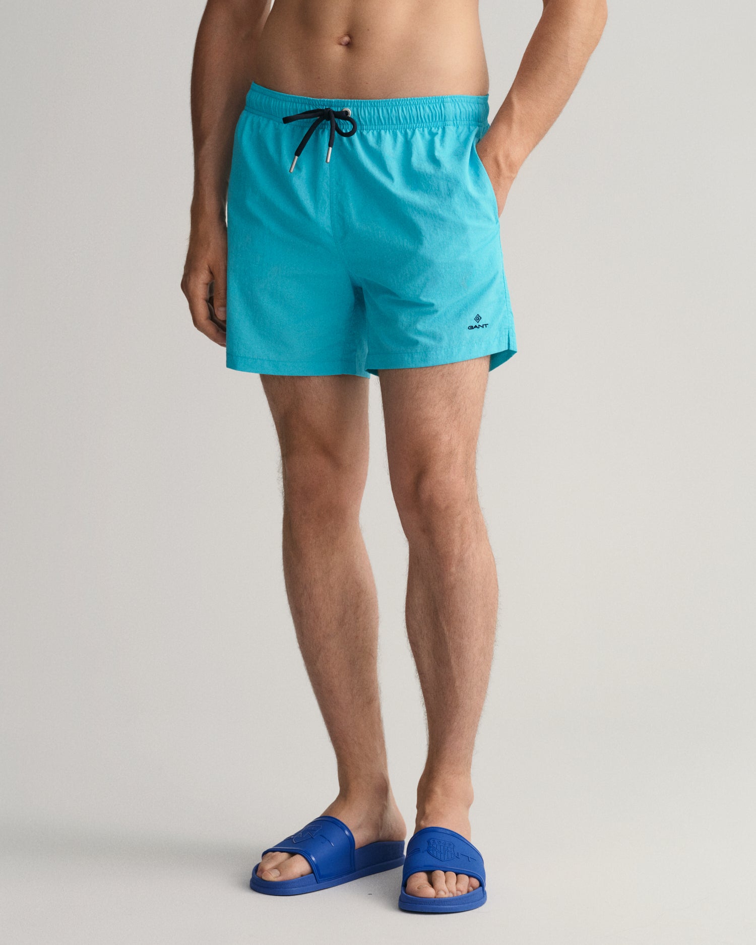 CF SWIM SHORTS-LIGHT AQUA