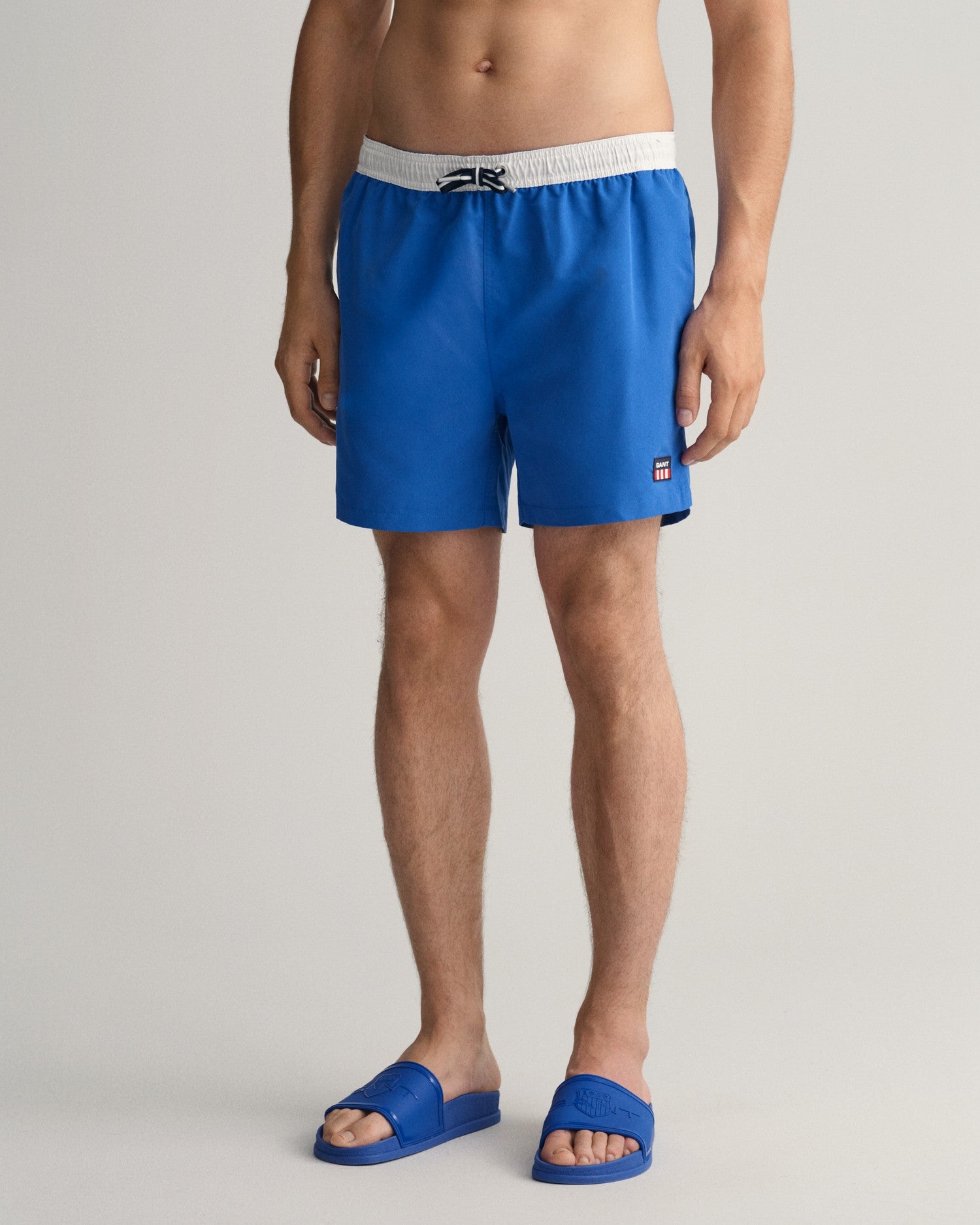 CF RETRO SHIELD SWIM SHORTS-LAPIS BLUE