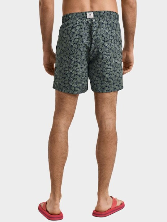 ROPE PRINT SWIM SHORTS-EVENING BLUE