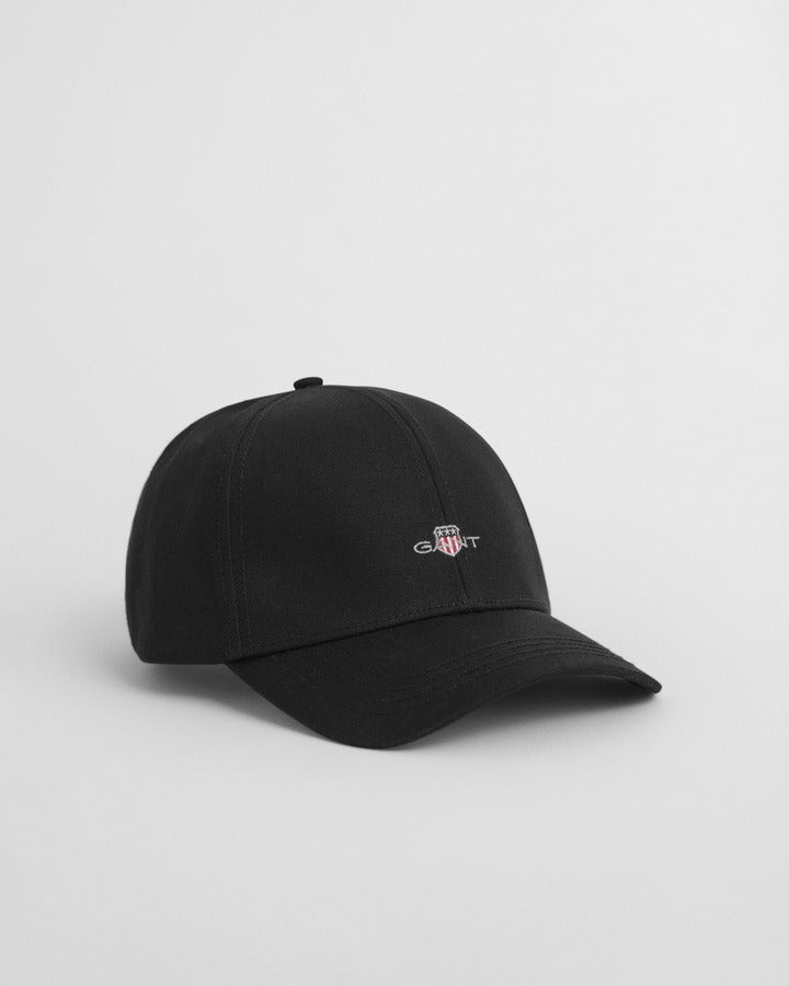 HIGH SHIELD COTTON TWILL CAP-BLACK