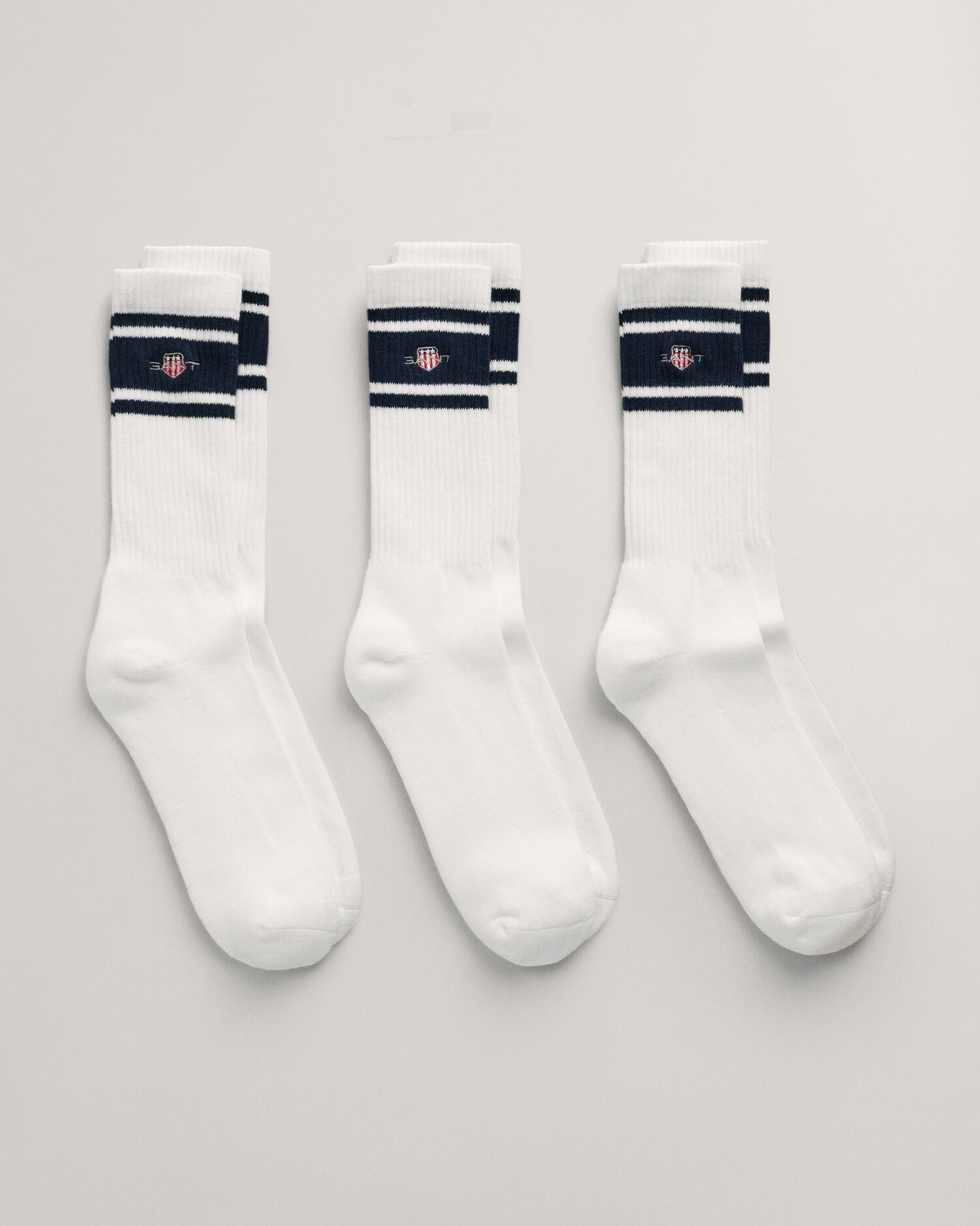 SHIELD SPORT SOCKS 3-PACK-WHITE