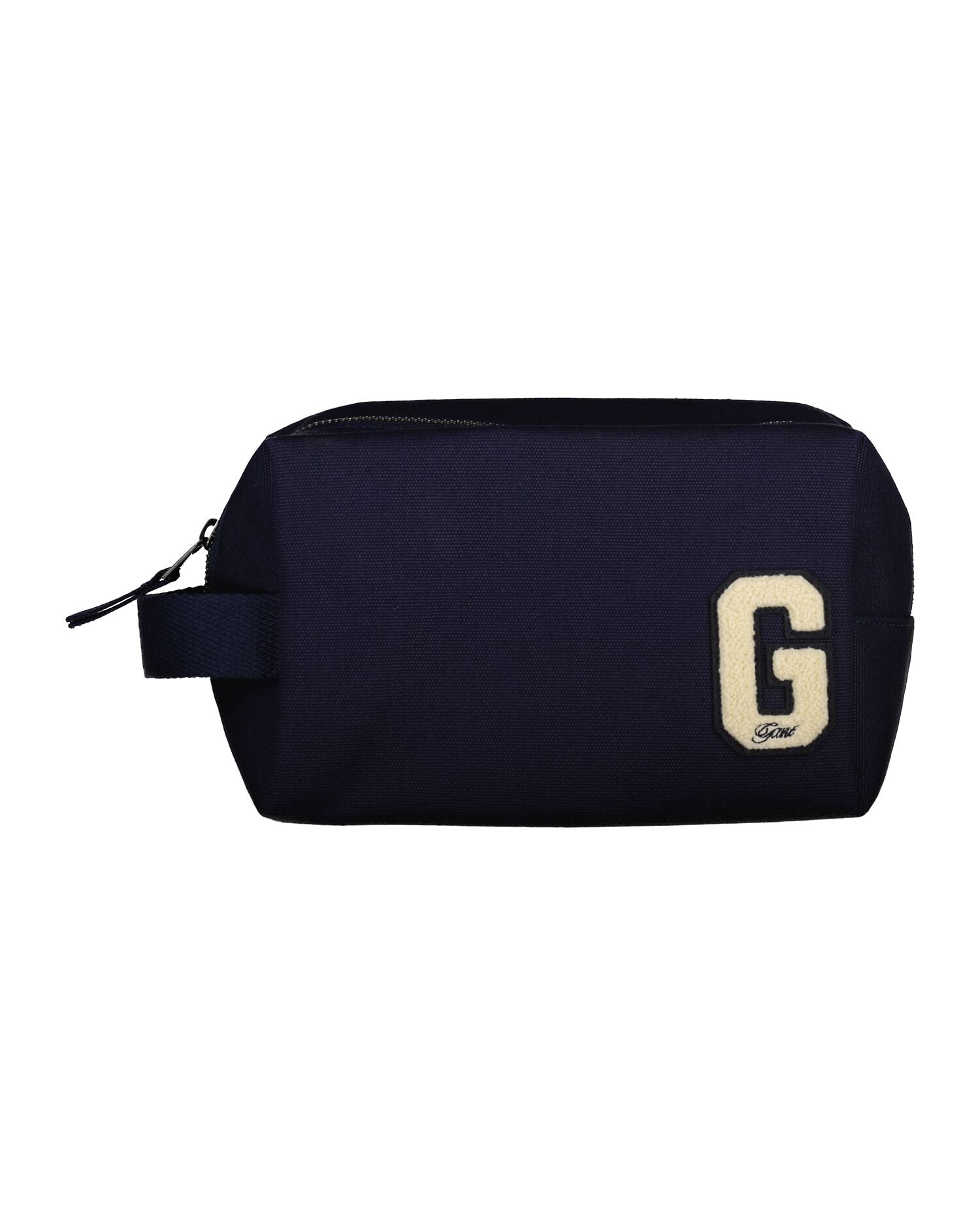 G BADGE COTTON CANVAS WASHBAG-EVENING BLUE