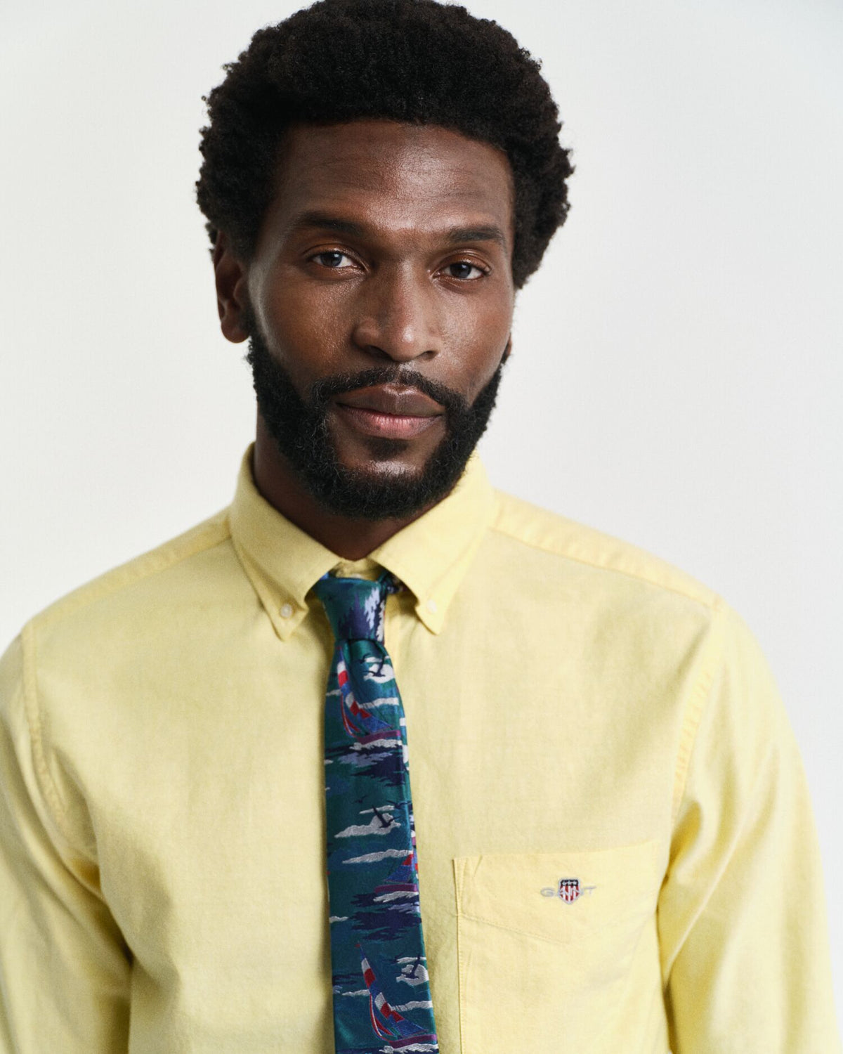 SLIM OXFORD SHIRT-BANANA YELLOW