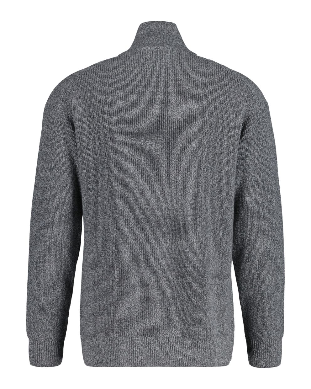 Twisted Yarn Half-Zip Sweater
